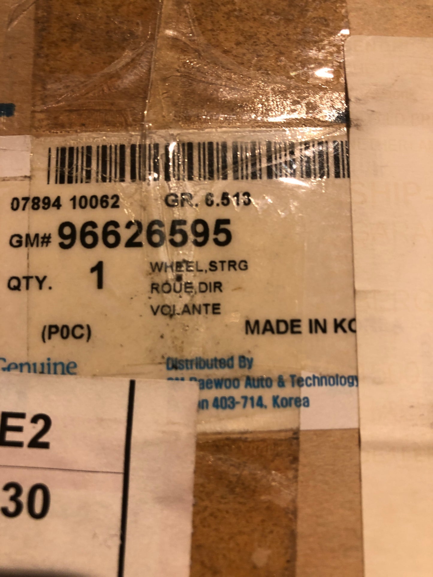 GM Chevrolet Captiva Lenkrad Neu