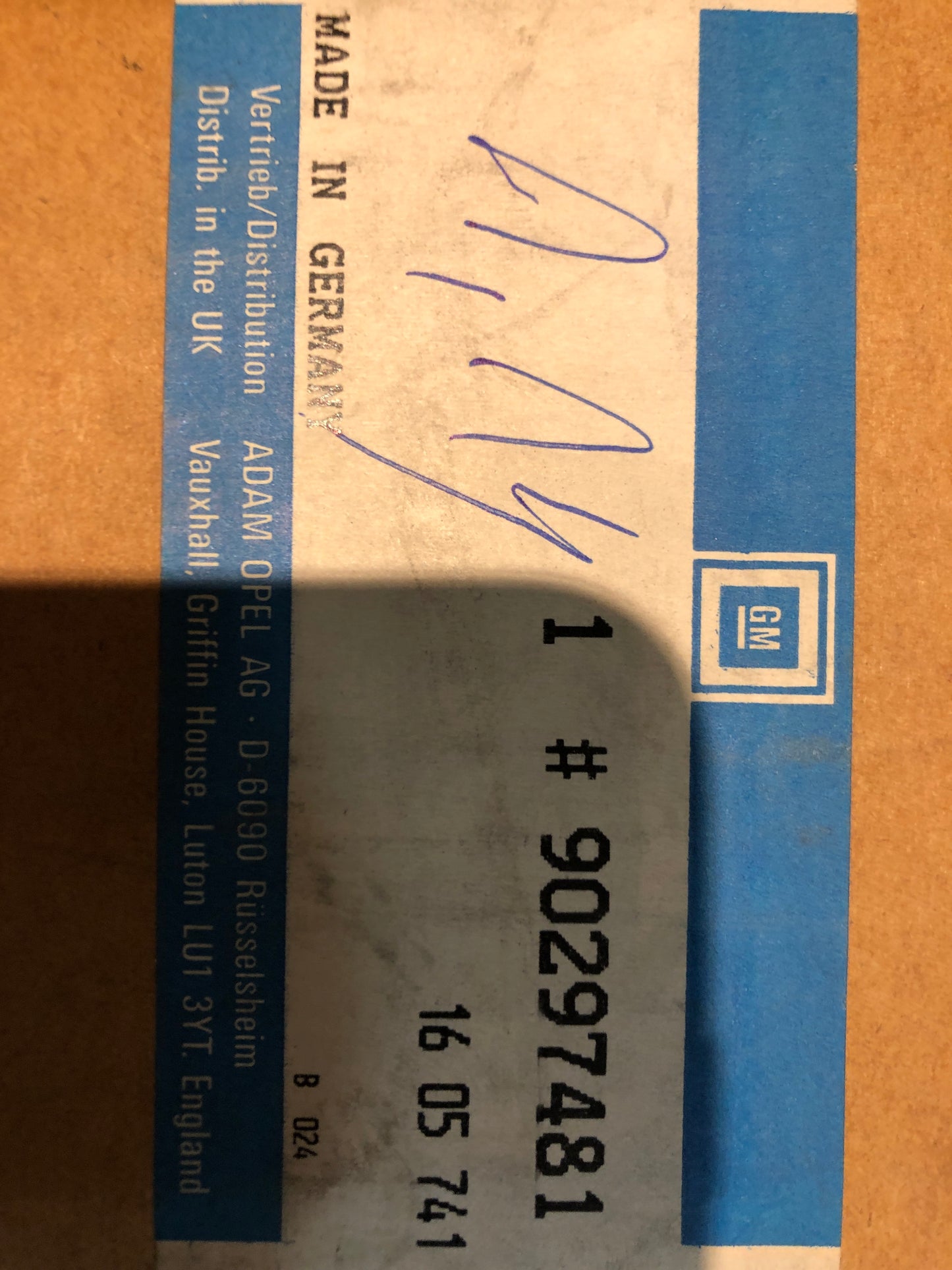 Original Opel GT Olympia Kadett Bremsbacken Neu