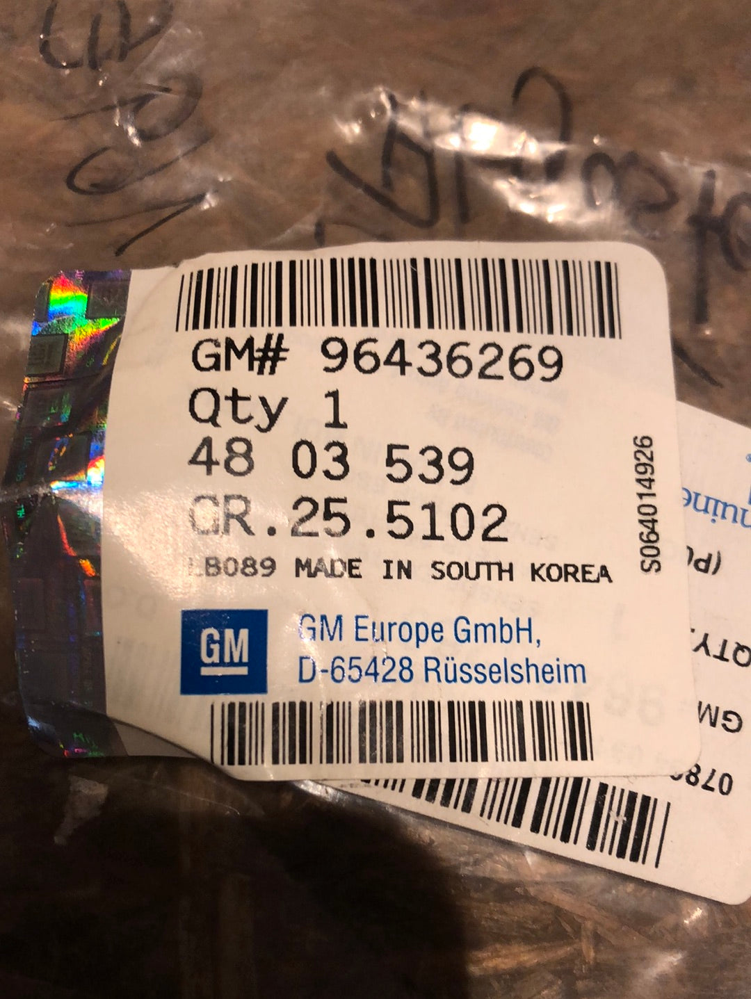 Original GM Chevrolet Captiva 2.0 CDTi Sensor Abgastemperatur Neu