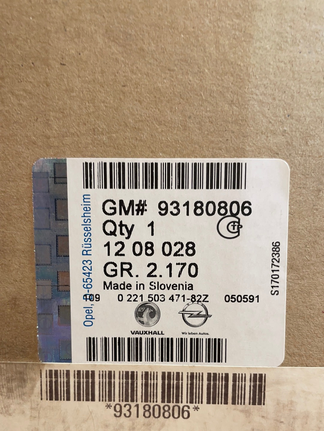 Original GM Opel Corsa C/D Agila A Z10XEP Zündspule Neu