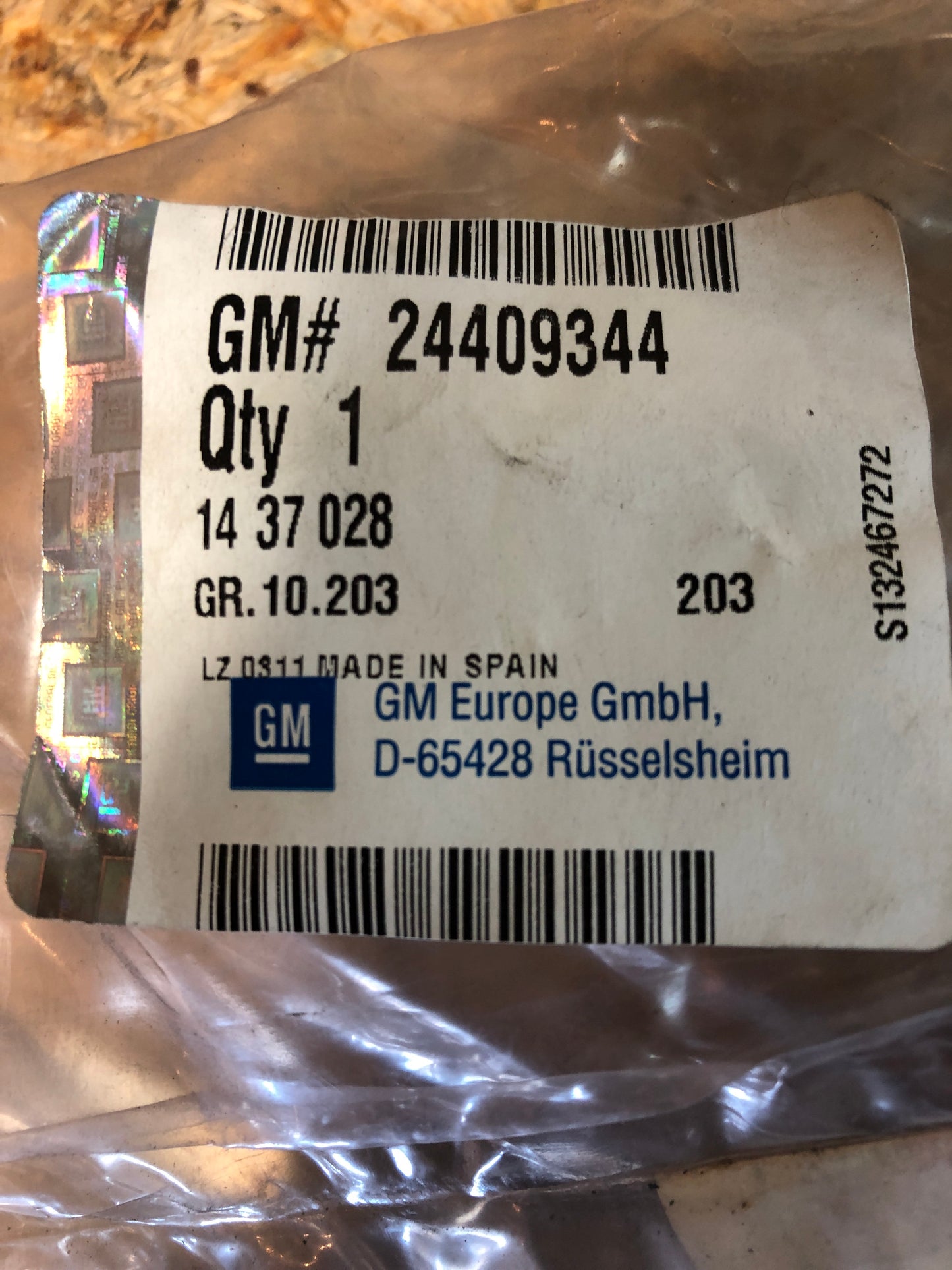 Original GM Opel Corsa C Sonnenblende Rechts Neu