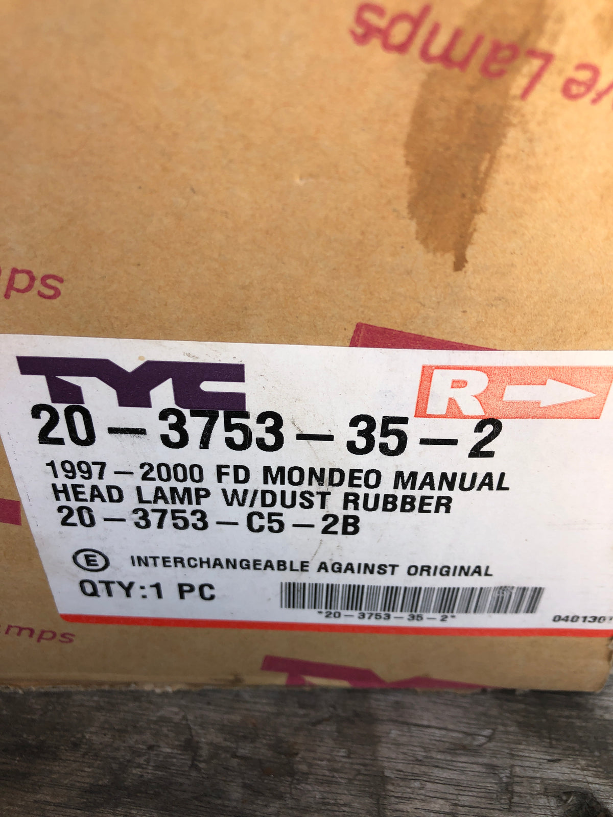 Original TYC Ford Mondeo Scheinwerfer rechts Neu