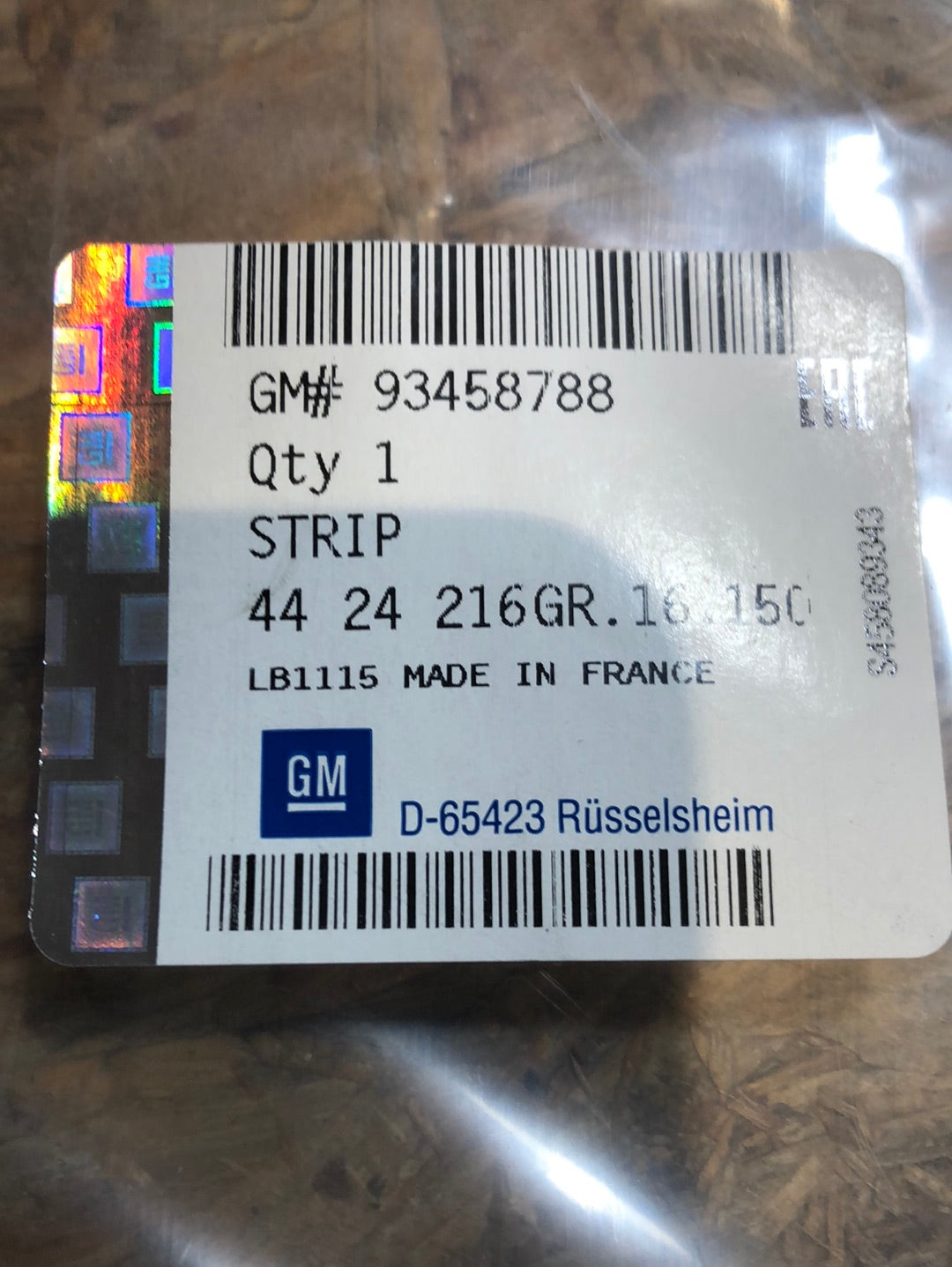 Original GM Opel Dichtstreifen Neu