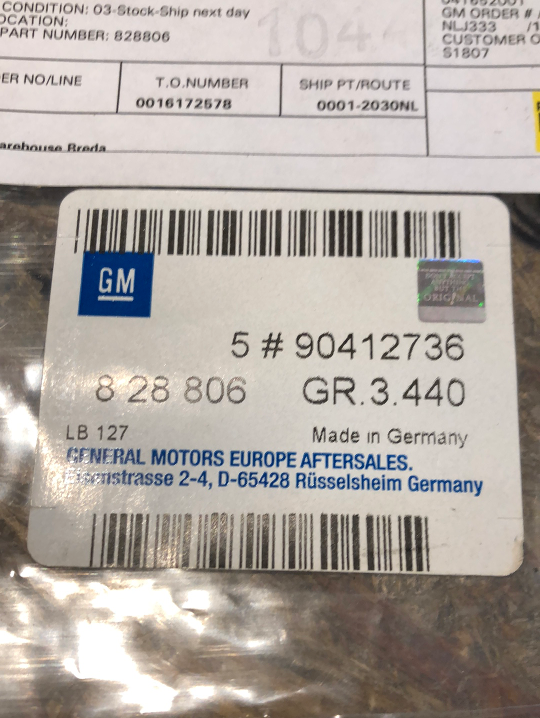 Original GM Opel Vectra B Dichtung Drosselklappenstutzen Neu