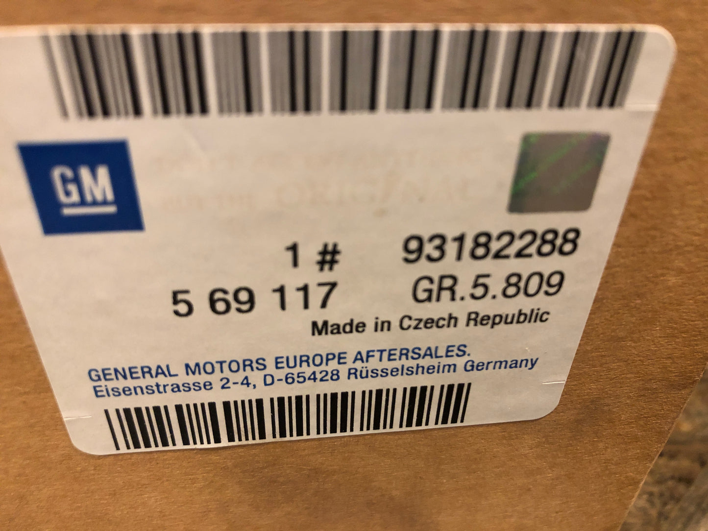 Original Opel Vectra B Bremsscheibensatz hinten Neu