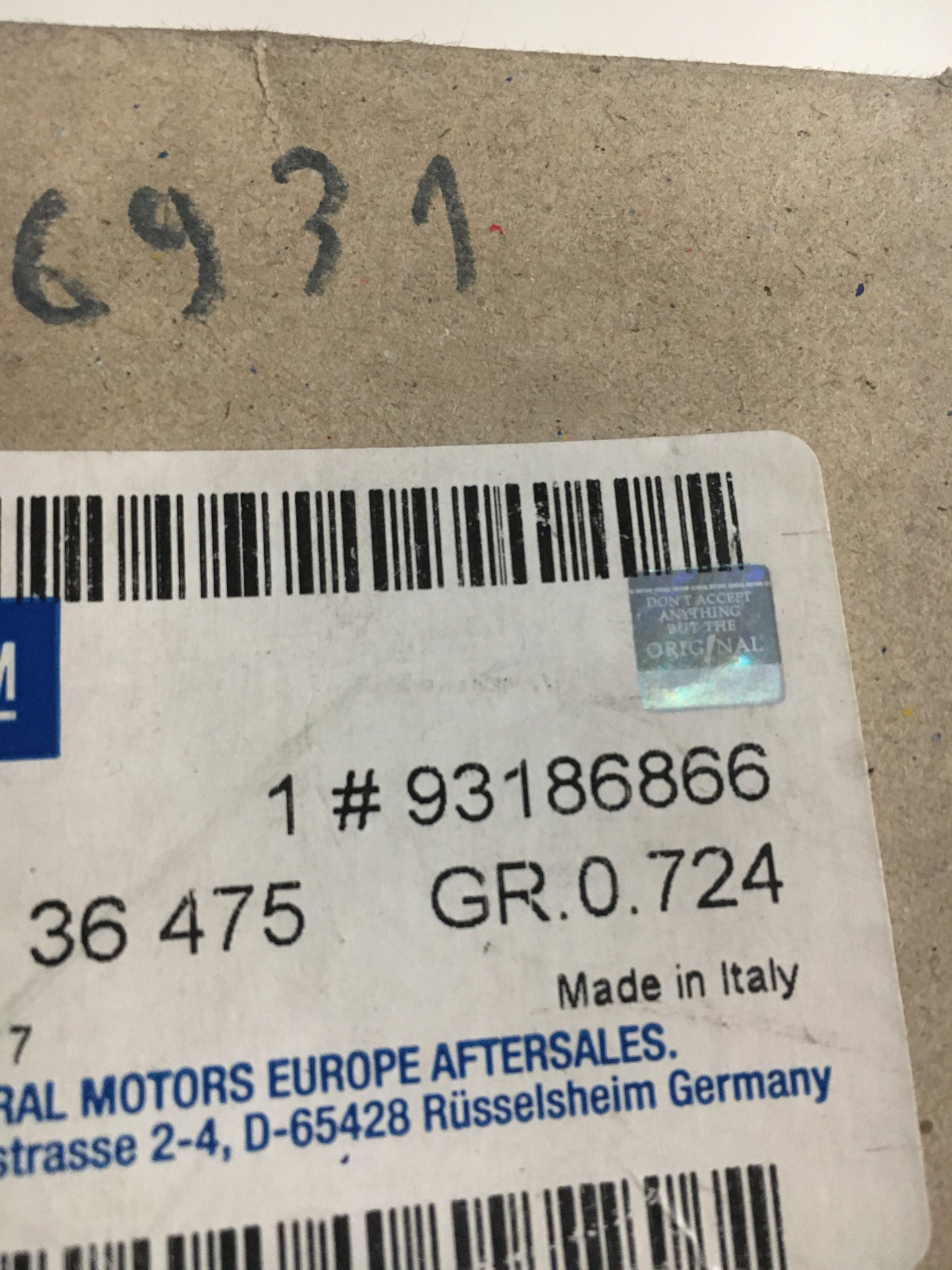 Original Insignia Sports Tourer Vectra C caravan UVM. Spannrolle NEU