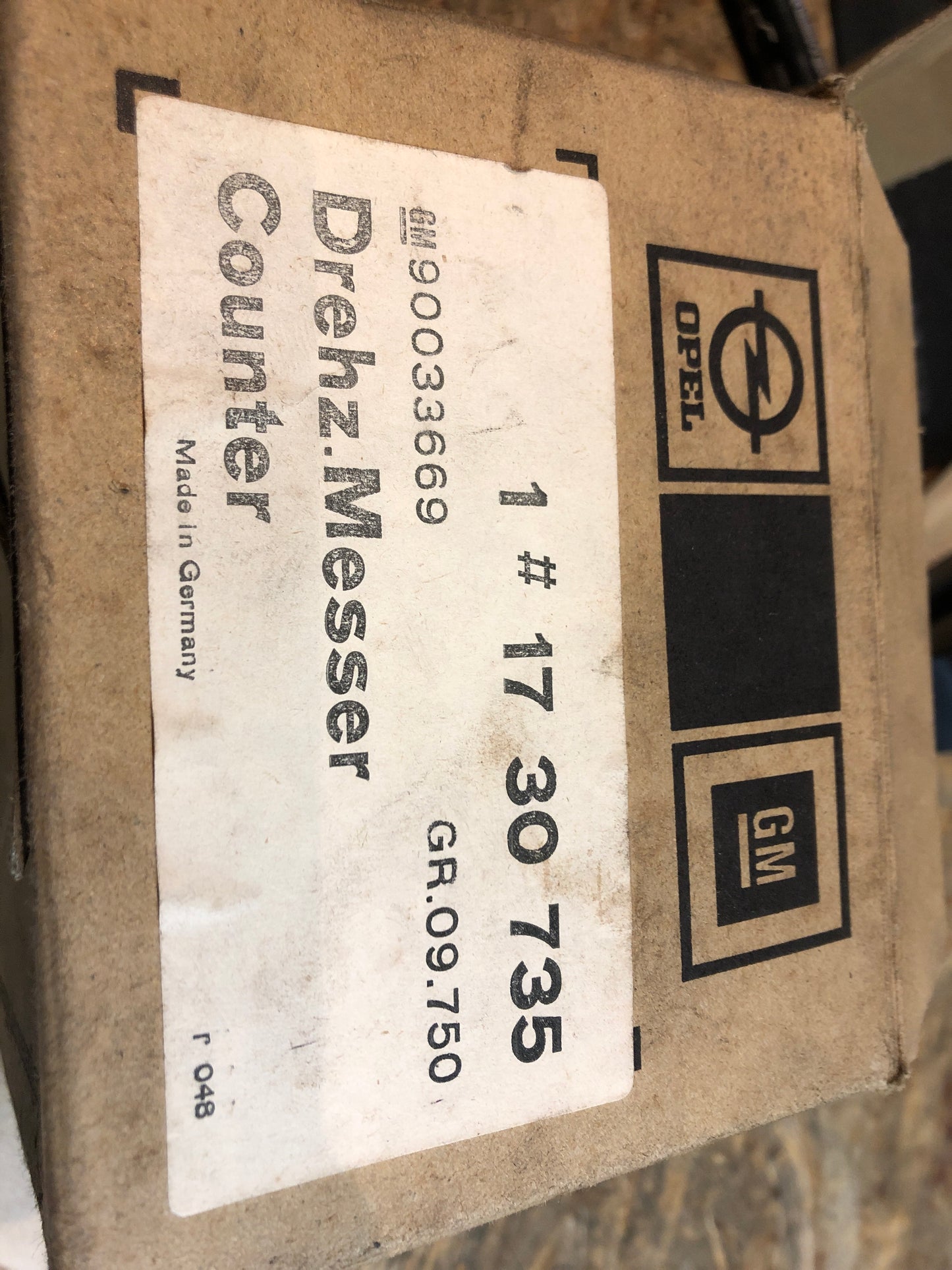Original Opel Drehzahlmesser 4 Takt Neu
