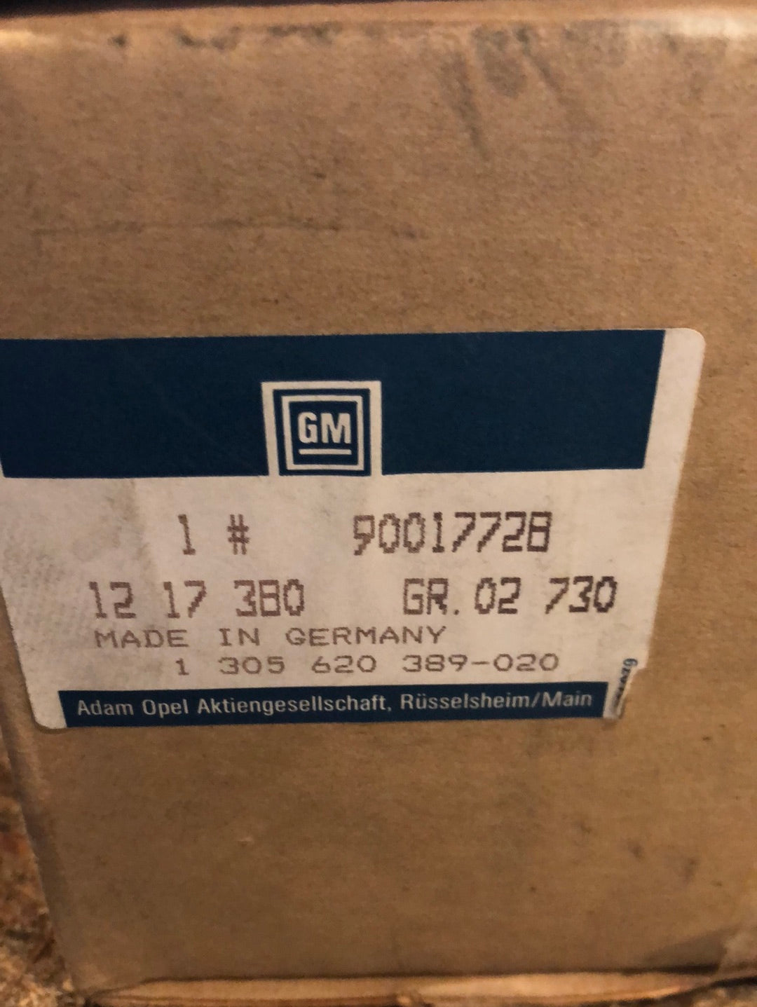 Original GM Opel Rekord E Scheibe Frontscheinwerfer Links Neu