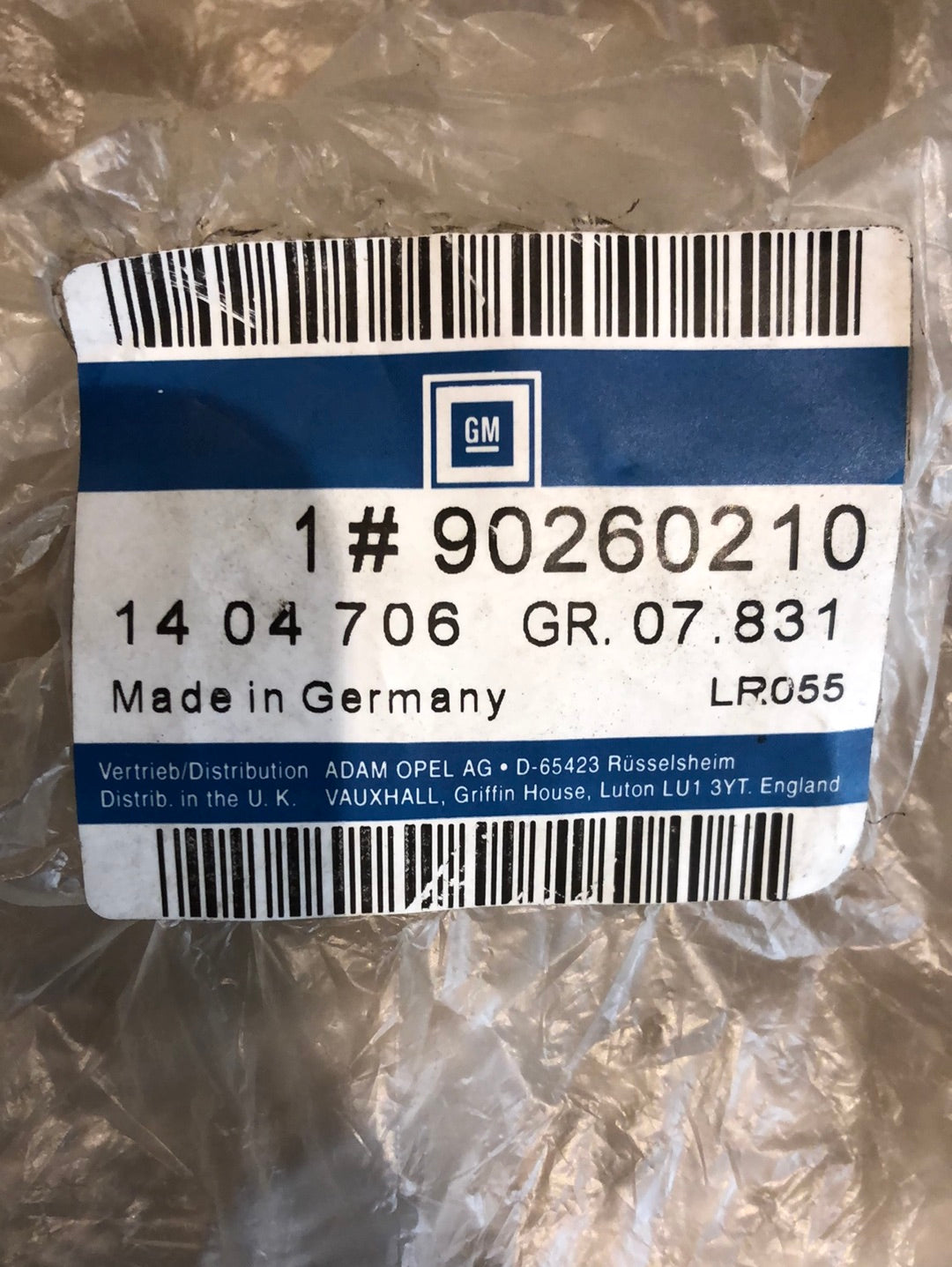 Original GM Opel Senator B Verlängerung Seitenwand aussen rechts Heckverkleidung Stoßfänger Neu