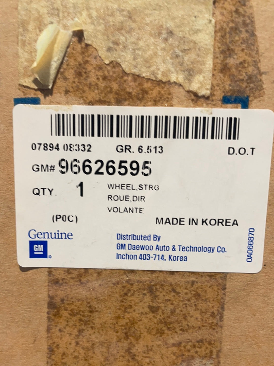 Original GM Chevrolet Captiva Lenkrad Neu