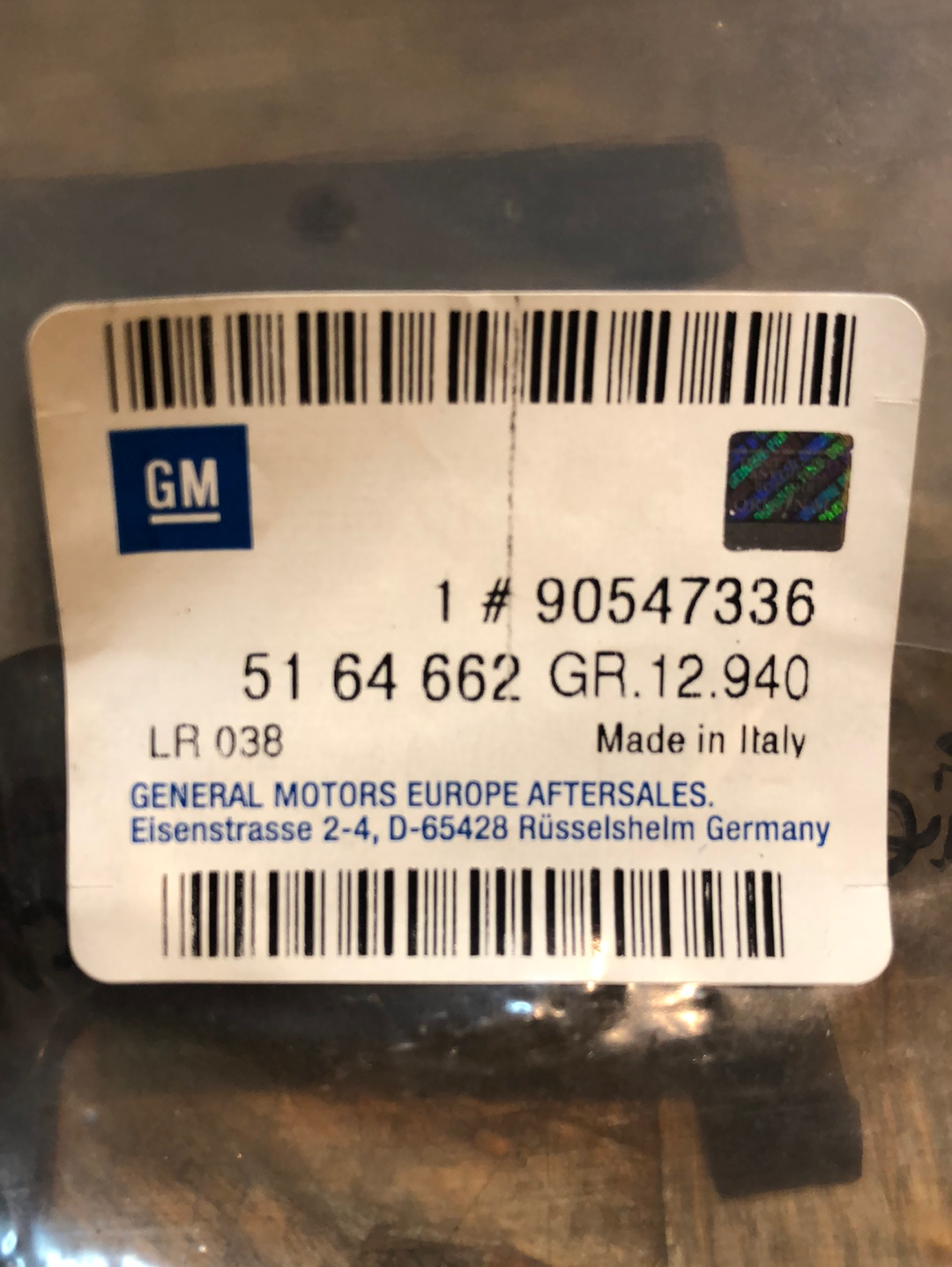 Original GM Opel Astra G Zierleiste Steinschutz hinten rechts Neu