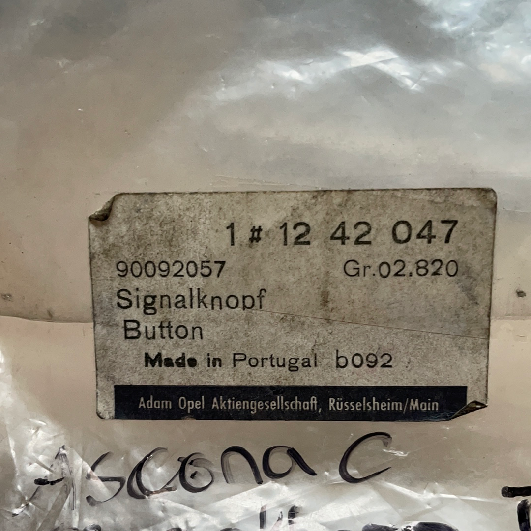 Original GM Opel Opel Ascona C Signalhorn Taste Lenkrad Neu