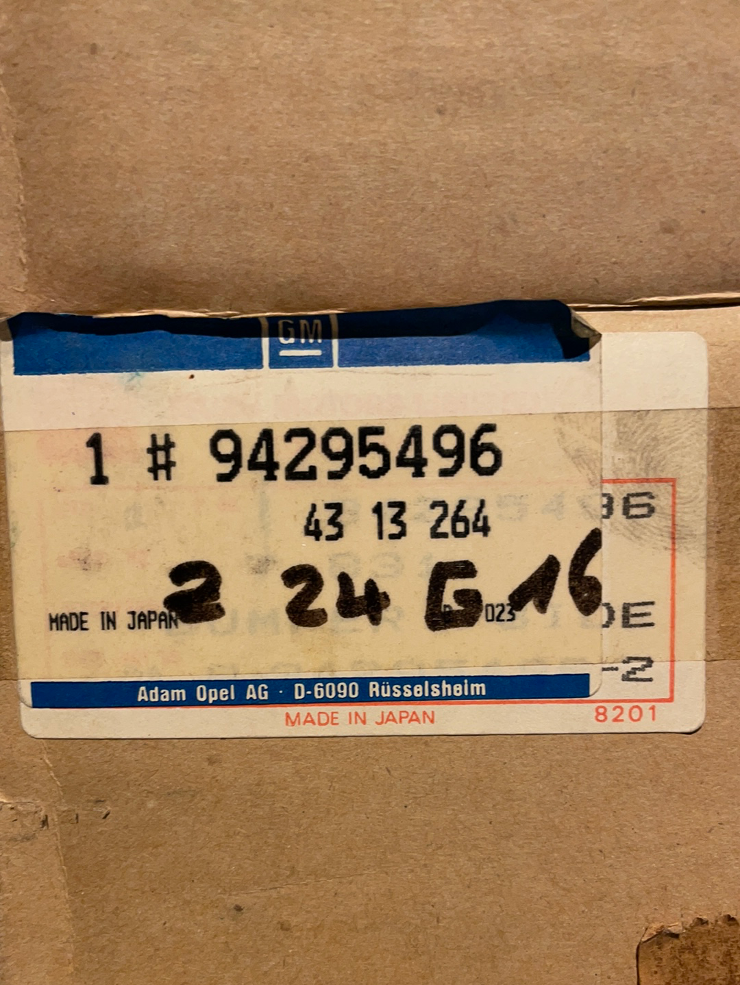 Original GM Isuzu Trooper 8C Bj. 84-87 Stoßstangenecke Bumper vorne links Neu