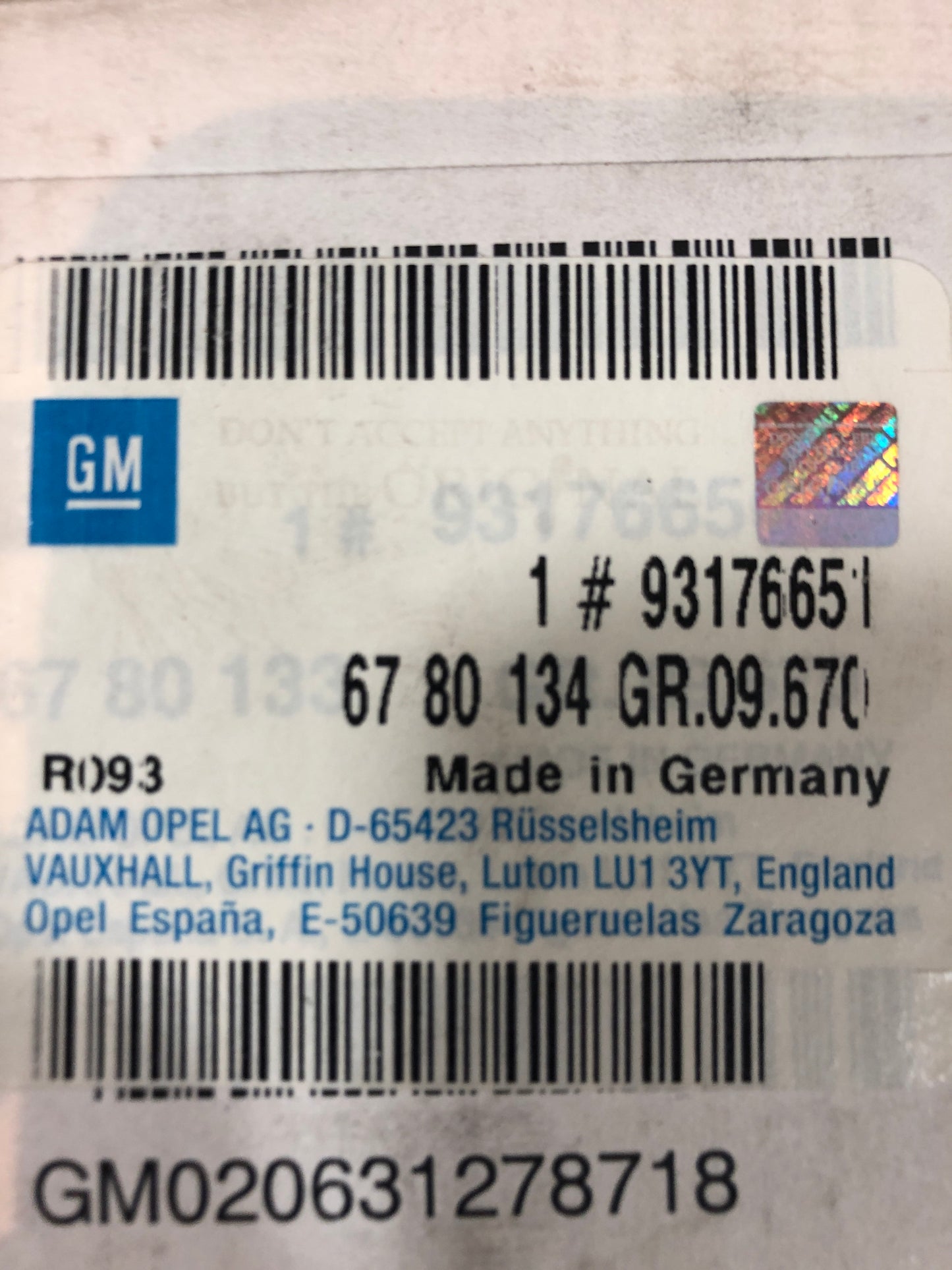 Original Chevrolet Equinox CD Radio Neu