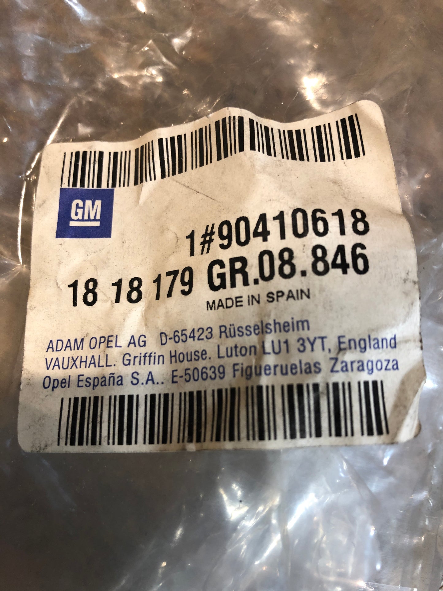 Original Opel Corsa A Heizungsschlauch Neu