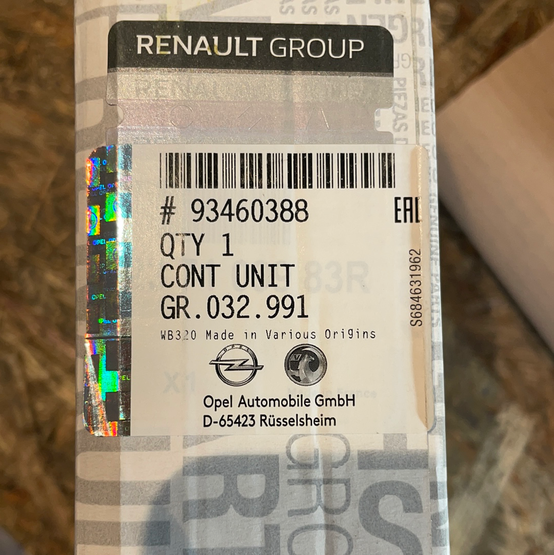 Original GM Opel Vivaro 1.6 CDTI Bi Turbo 125 Motorsteuergerät Neu