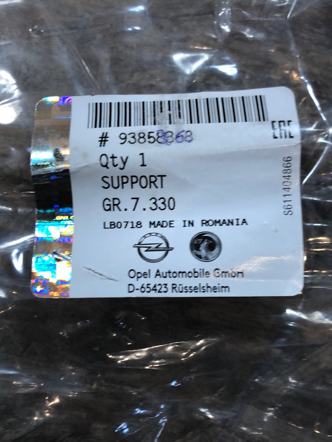 Original GM Opel Vivaro Lagerung Achsträger Differential Neu