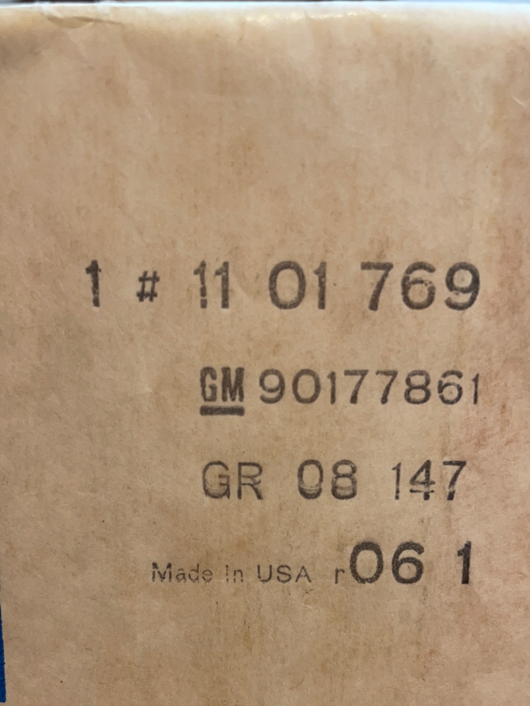 Original GM Opel Ascona J Schriftzug „Ascona J“ schwarz Neu