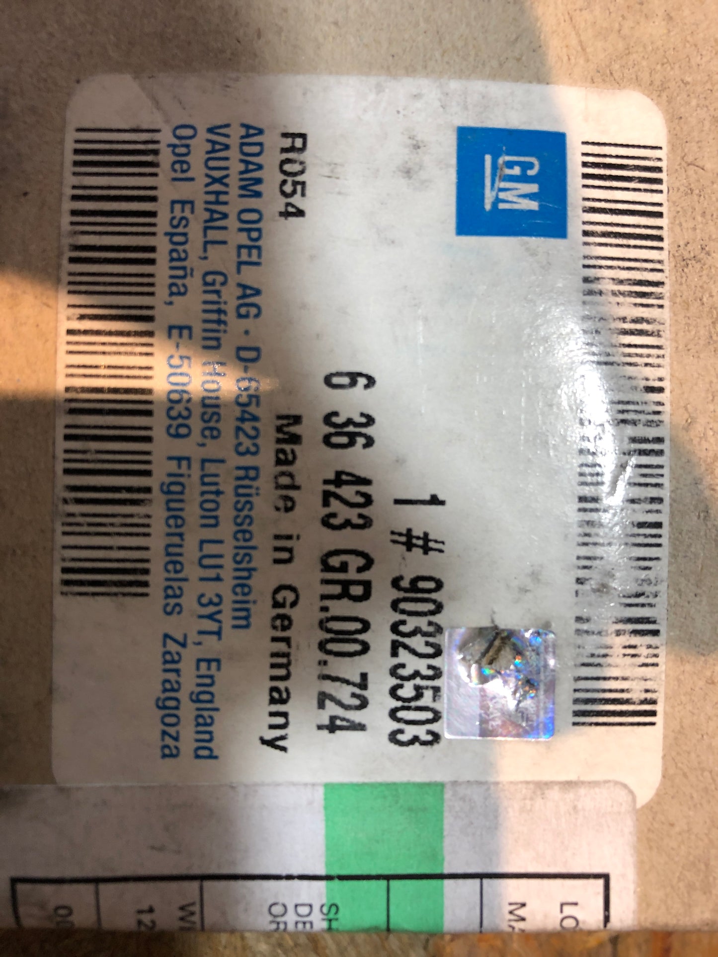 Original GM Opel Astra F Umlenkrolle Neu