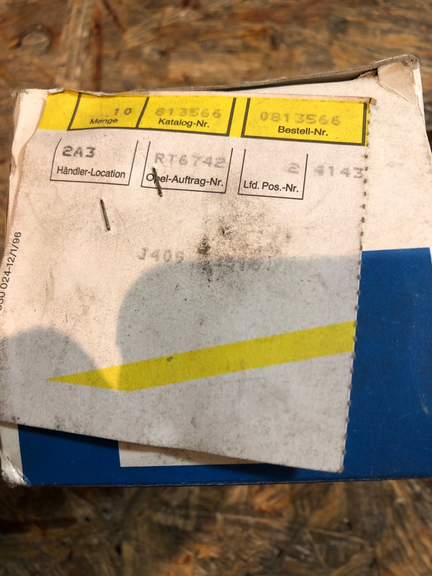 Original Opel Kadett E D Ascona C Krafstofffilter Neu