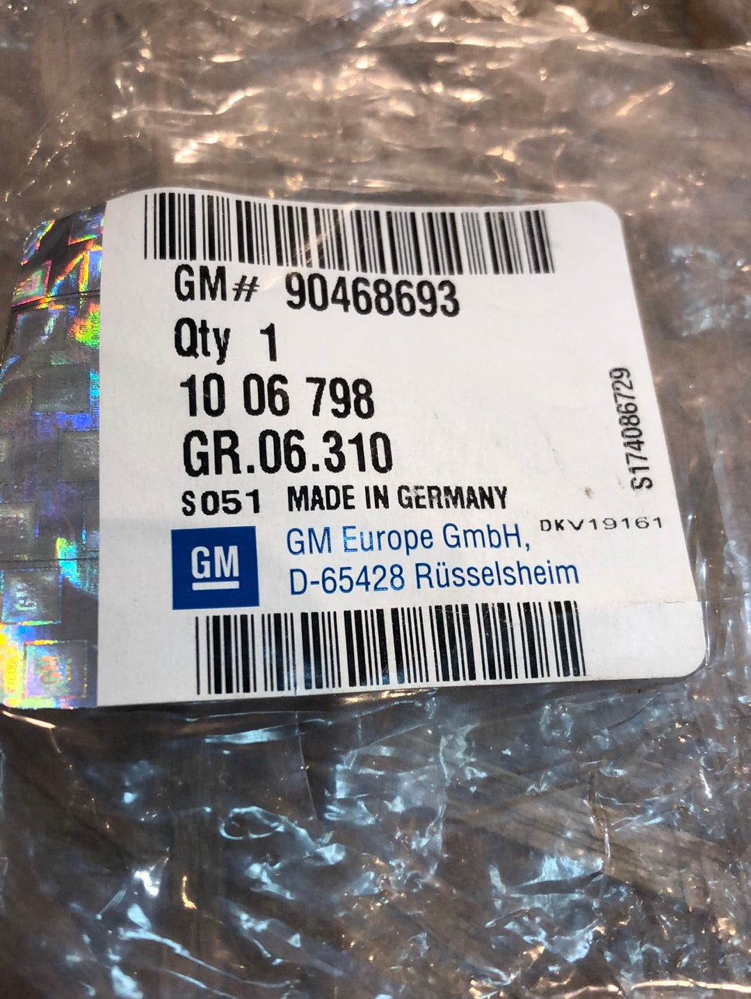 Original GM Vauxhall Meriva A Nabendeckel Neu
