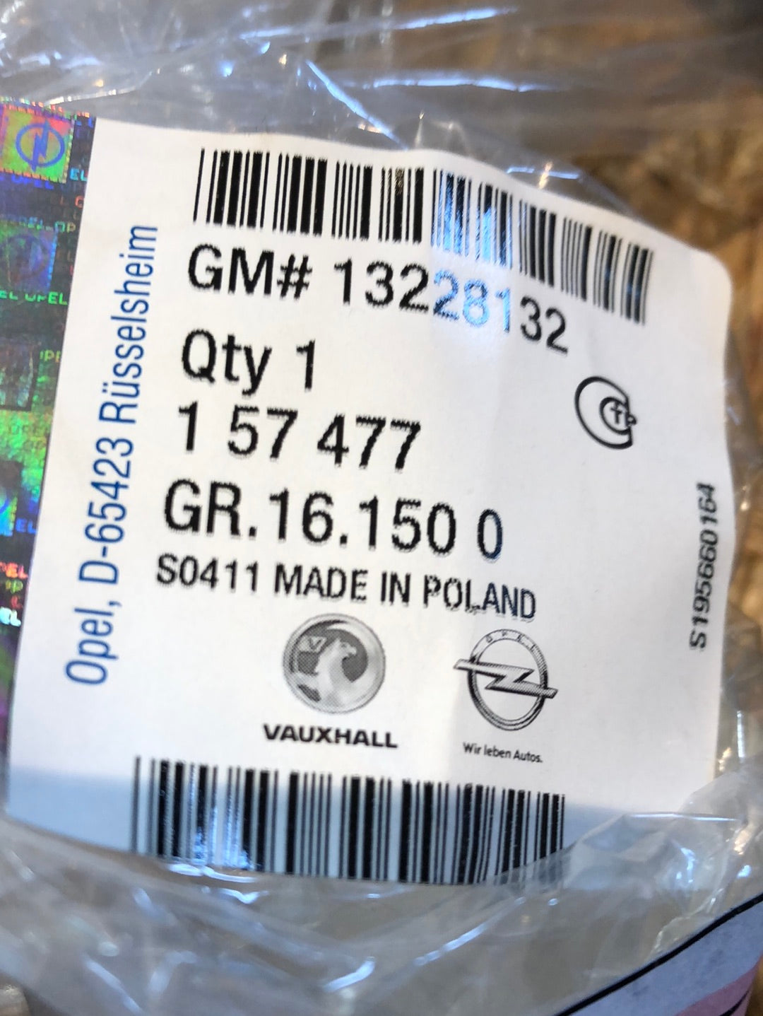 Original GM Opel Insignia Türdichtung hinten Neu