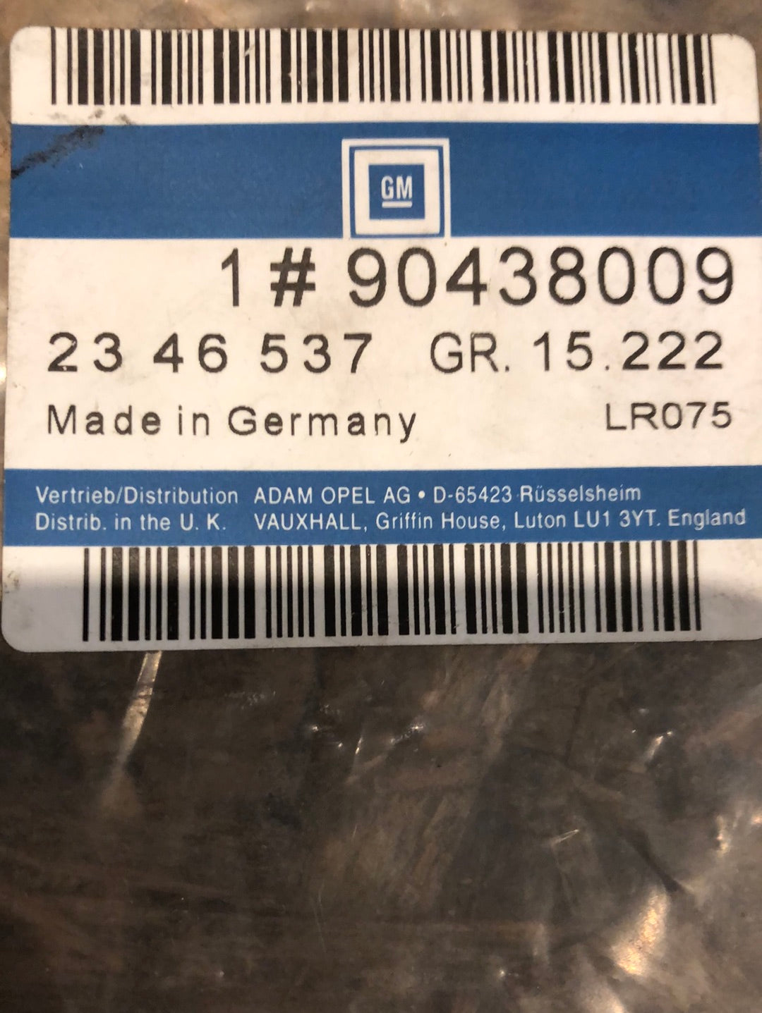 Original GM Opel Astra F Abdeckung Öffnung Heckleuchte links Neu
