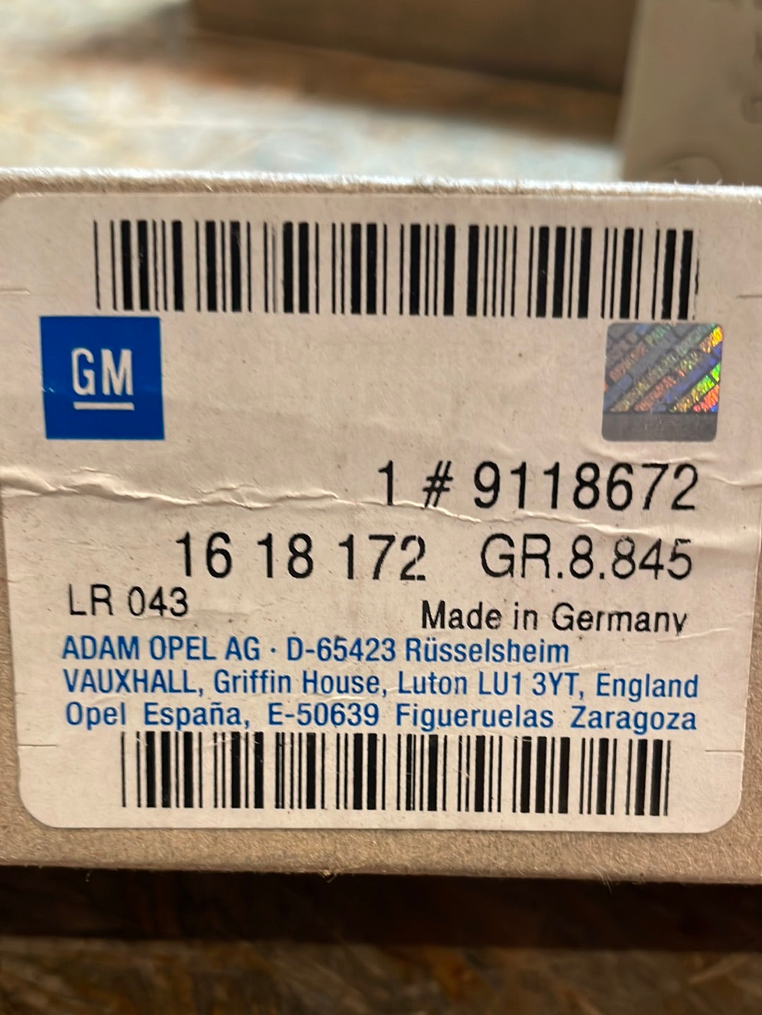 Original GM Opel Astra G Zafira A Satz Kraftstoffpumpe Neu