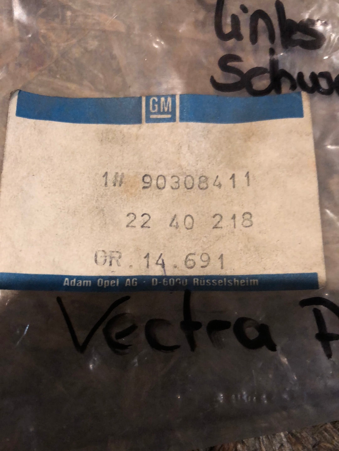 Original GM Opel Vectra A Blende Haltegriff links schwarz Neu