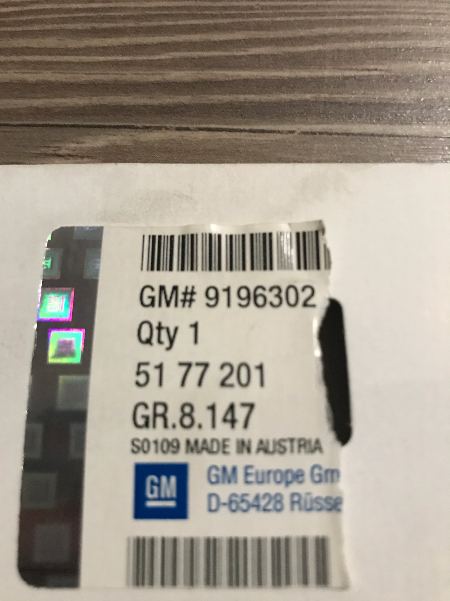 Original Vectra 1,9 CDTI Schriftzug hinten NEU