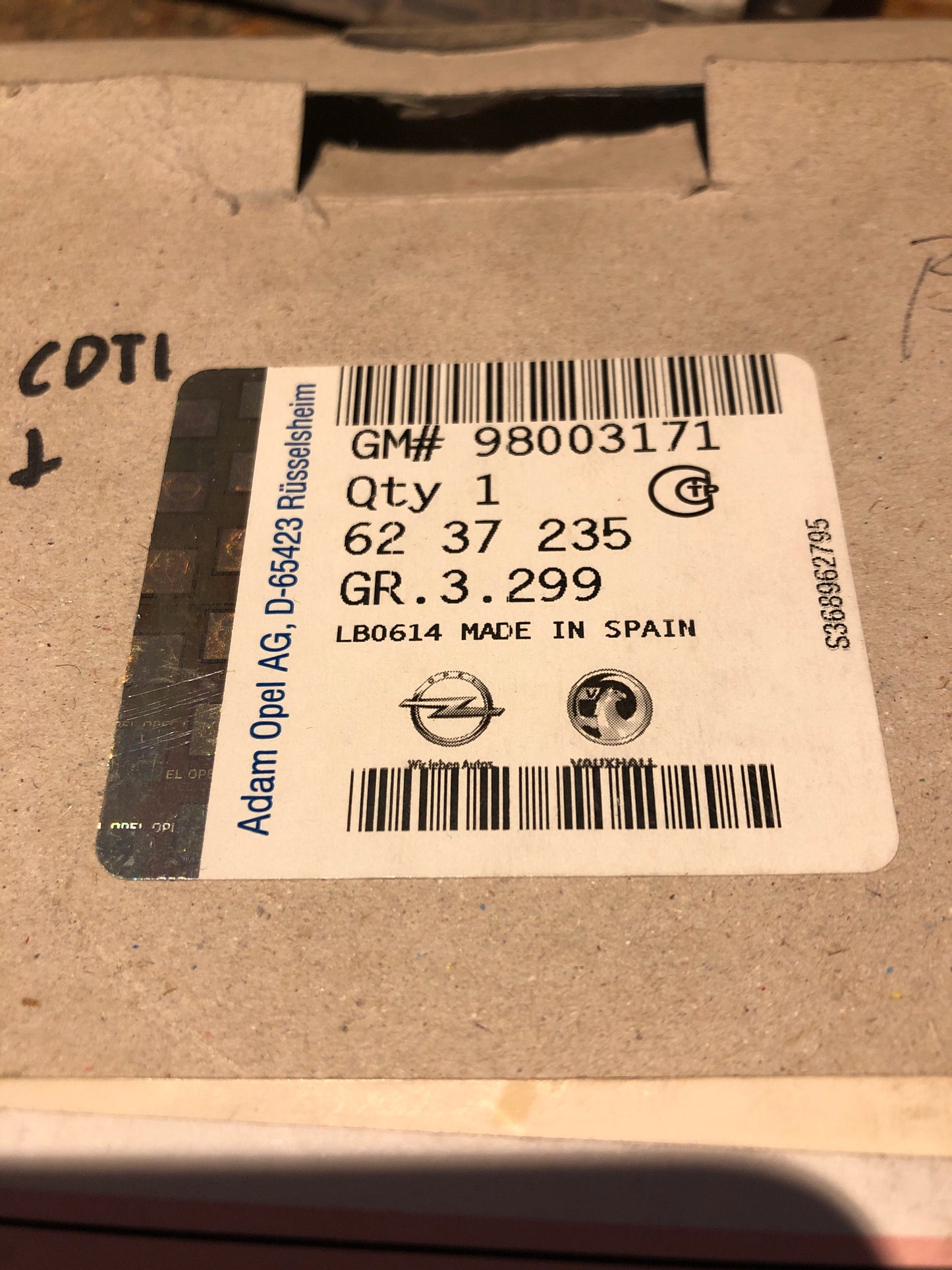 Original Opel Astra H Corsa D Zafira B 1.7 CDTI Motorsteuergerät Neu