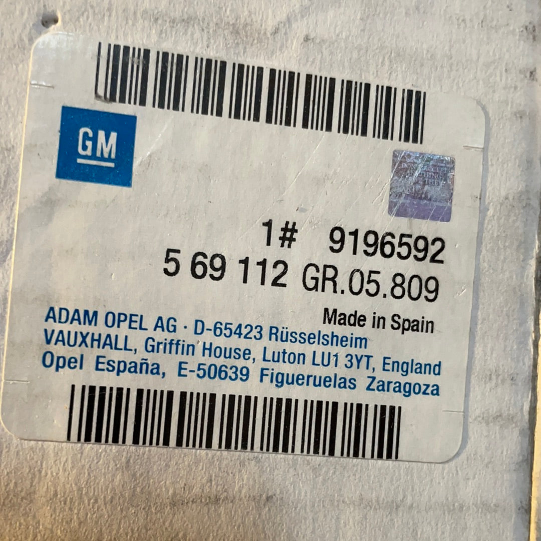 Original GM Opel Combo C Corsa C Tigra Bremsscheibe 240mm hinten Neu