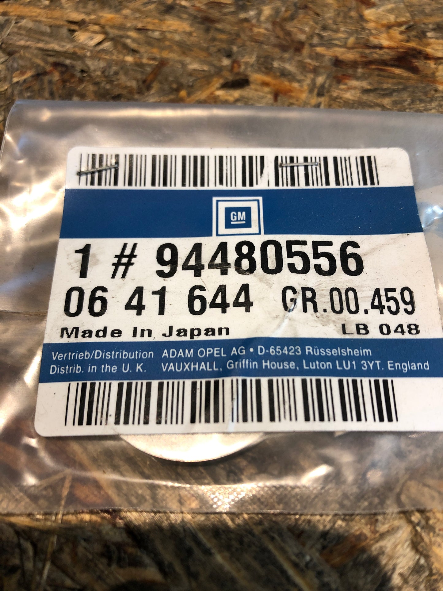 Original Opel Astra F Ventil Plättchen 3,04mm Neu