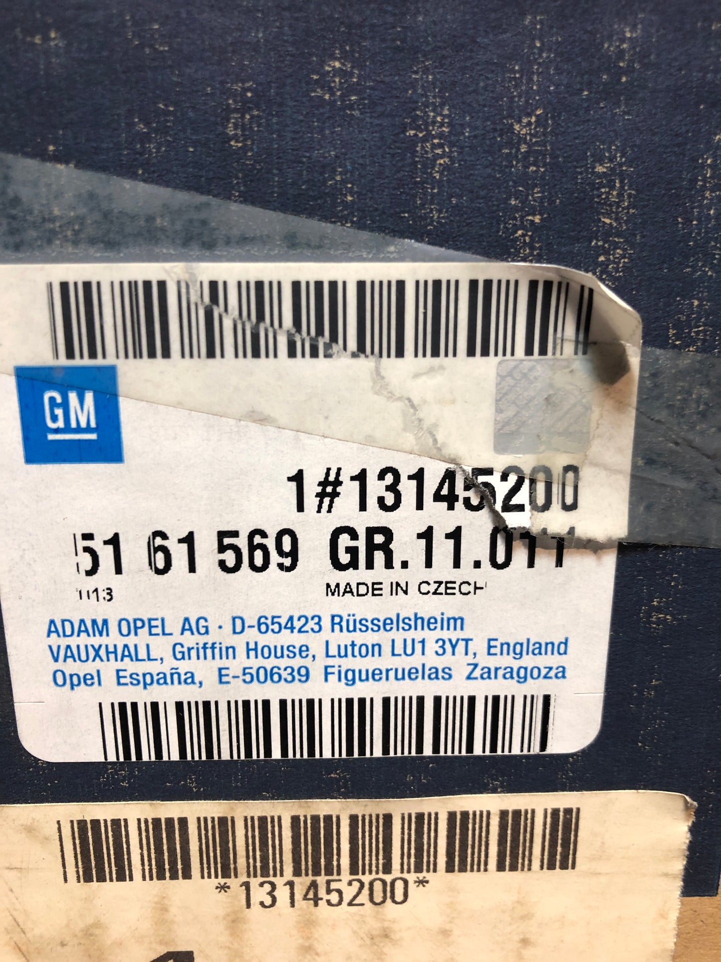 Original Corsa C Scheibe Seitenwandfenster links