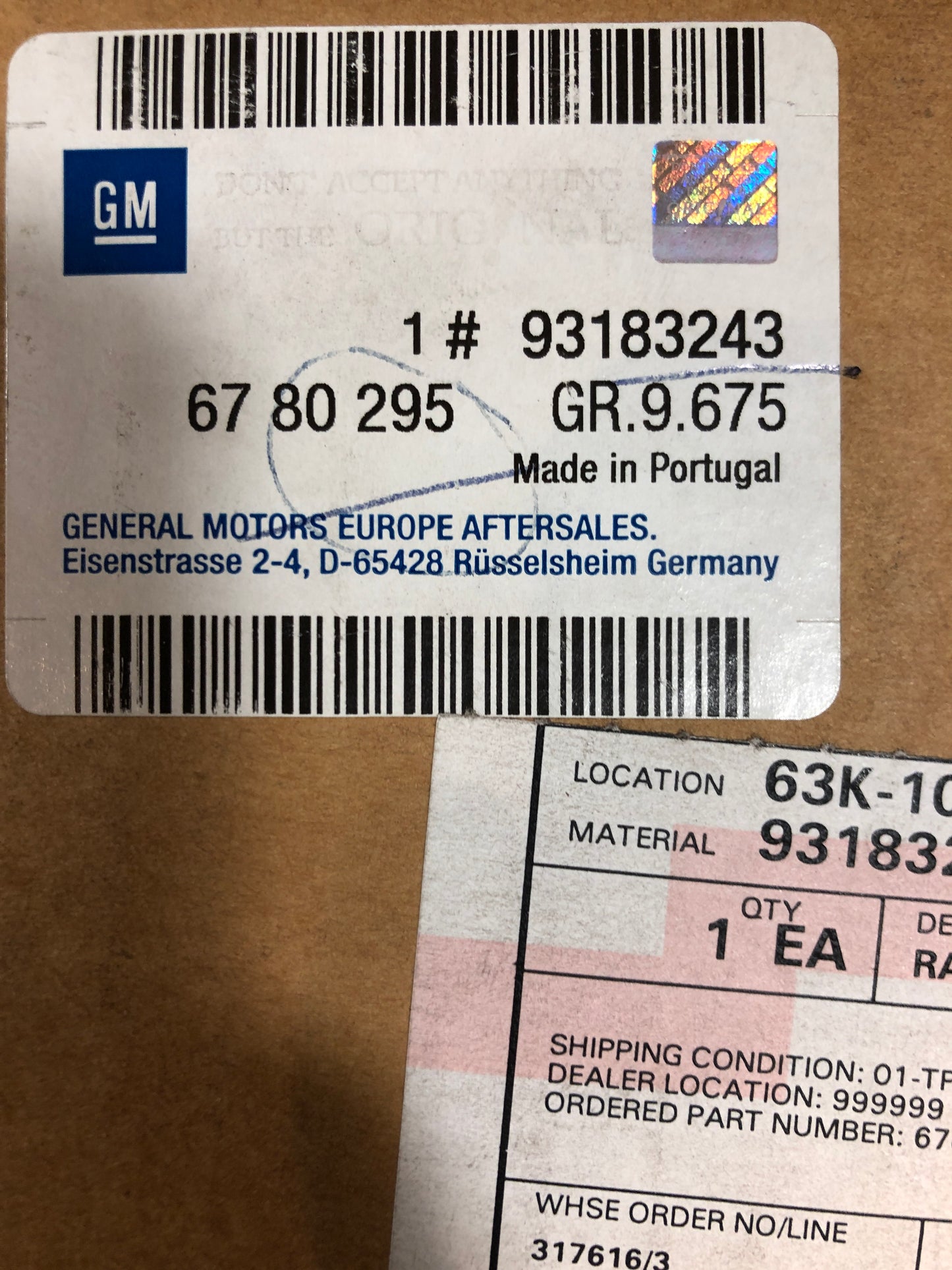 Original Opel Corsa Tigra Meriva CD30 Autoradio Neu