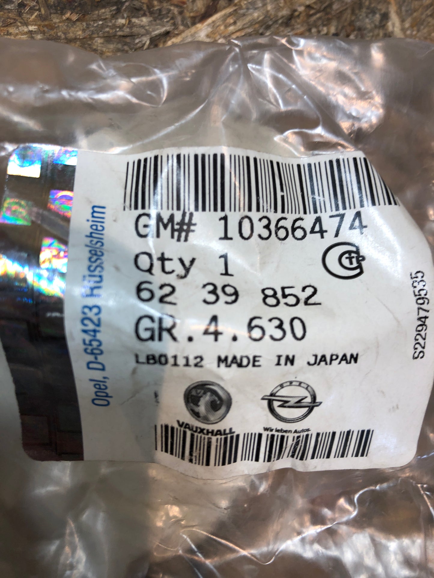 Original GM Opel Astra J Sensor Bremslicht Schalter Neu