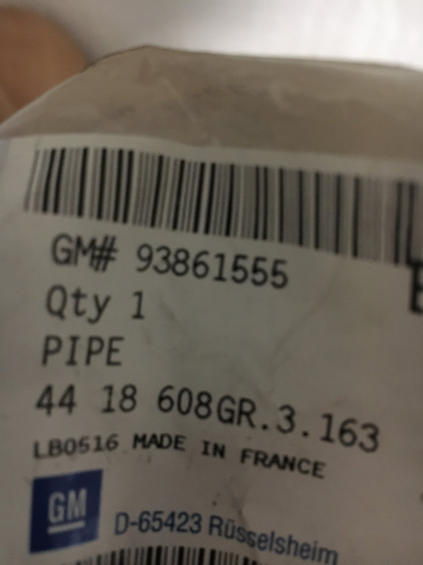 Original Krafftstoff Leitung Renault Traffic ll Vivaro l Nissan Primastar NEU