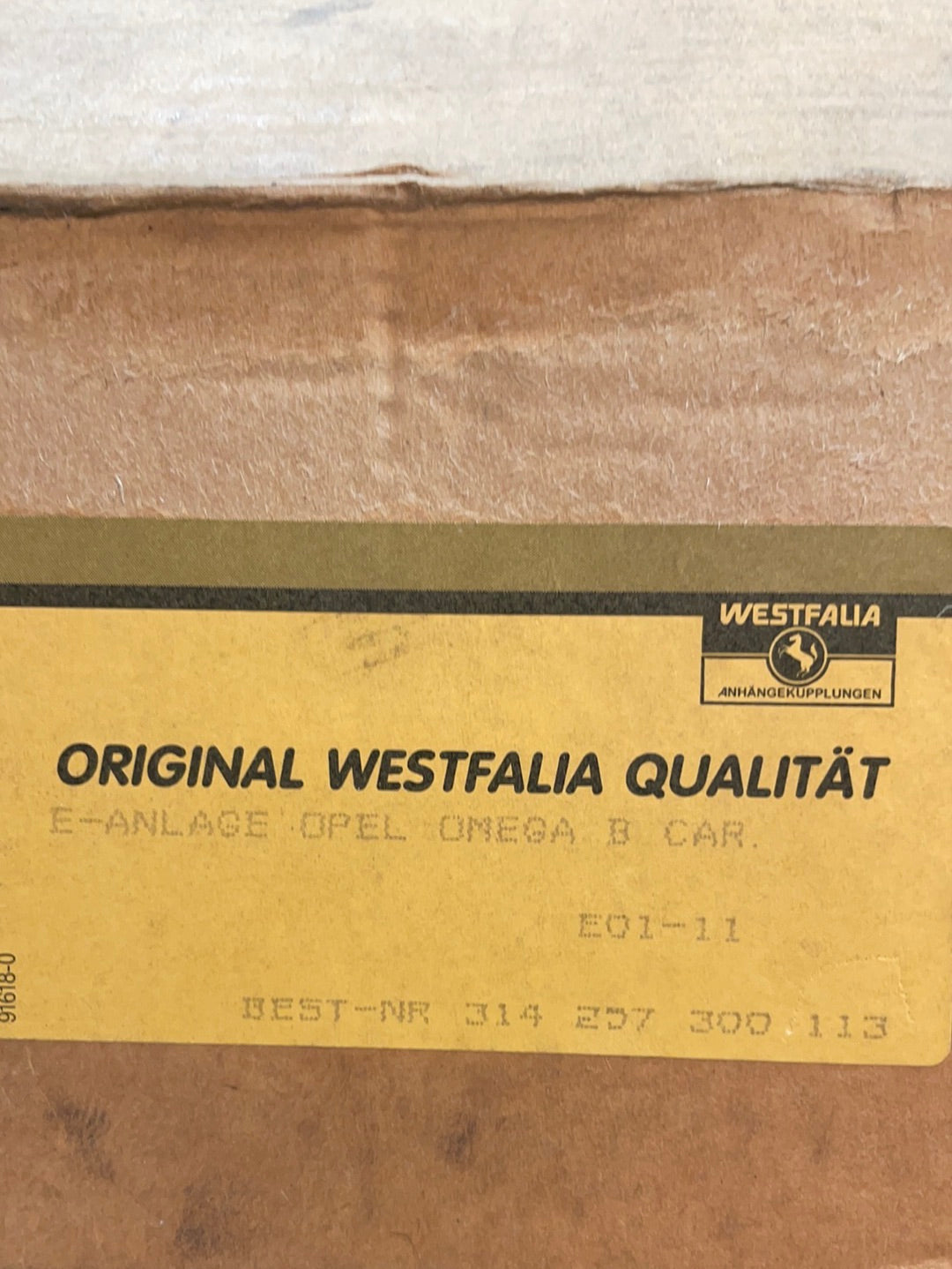 Original GM Opel Omega B Caravan E-Satz 12V Anhängerkupplung Neu