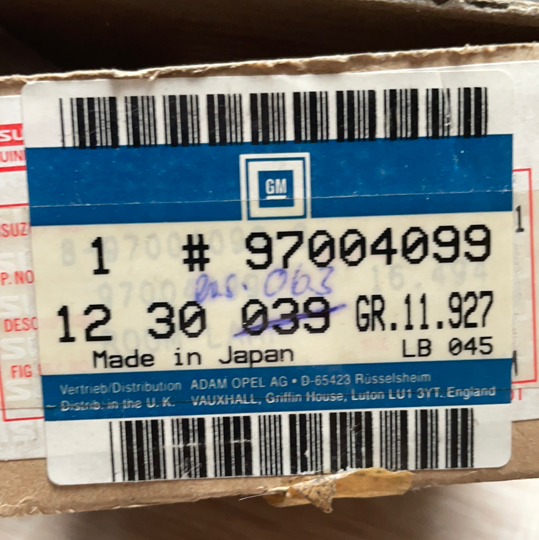 Original GM Opel Monterey Lampen und Verzögerungsschalter Neu