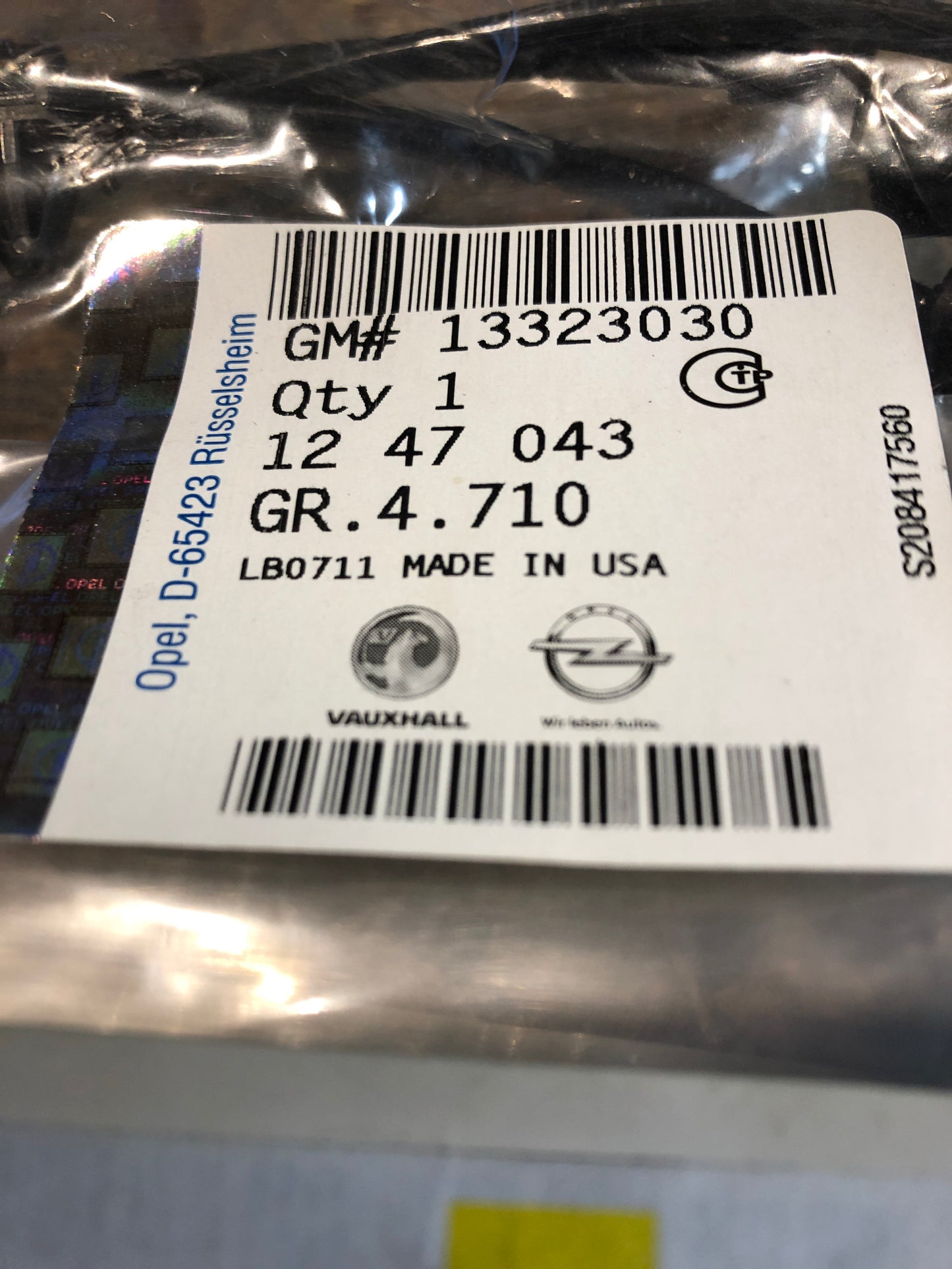 Original Opel Insignia A Saab 9-5 Sensor Raddrehzahl Neu