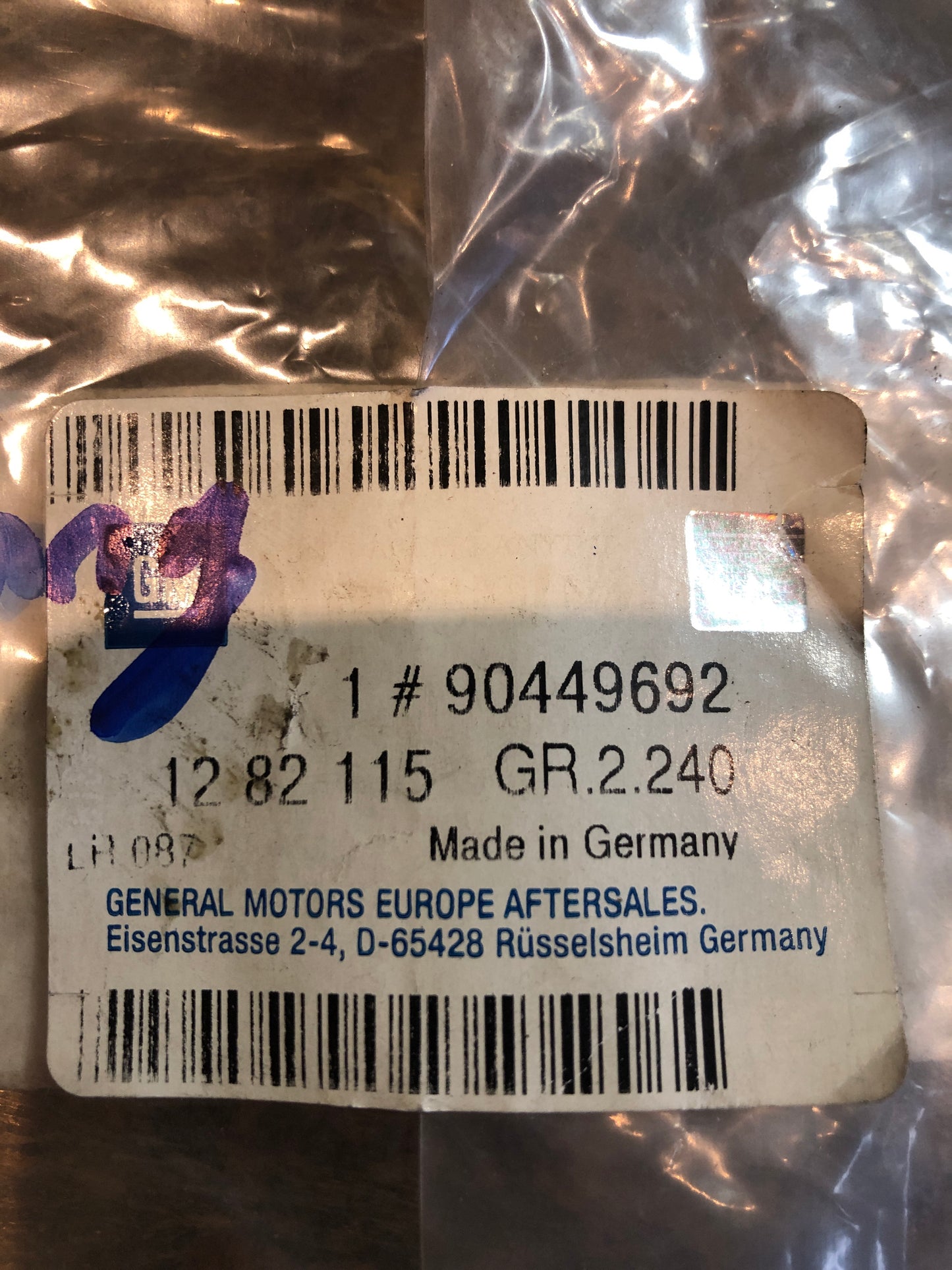 Original GM Opel Vectra B Zündleitung Neu