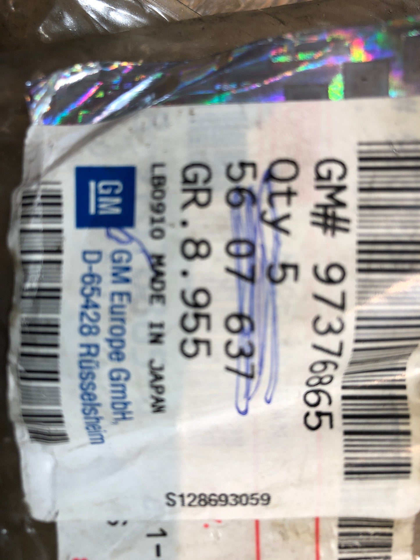 Original GM Opel Astra J Zylinderkopfschrauben Neu