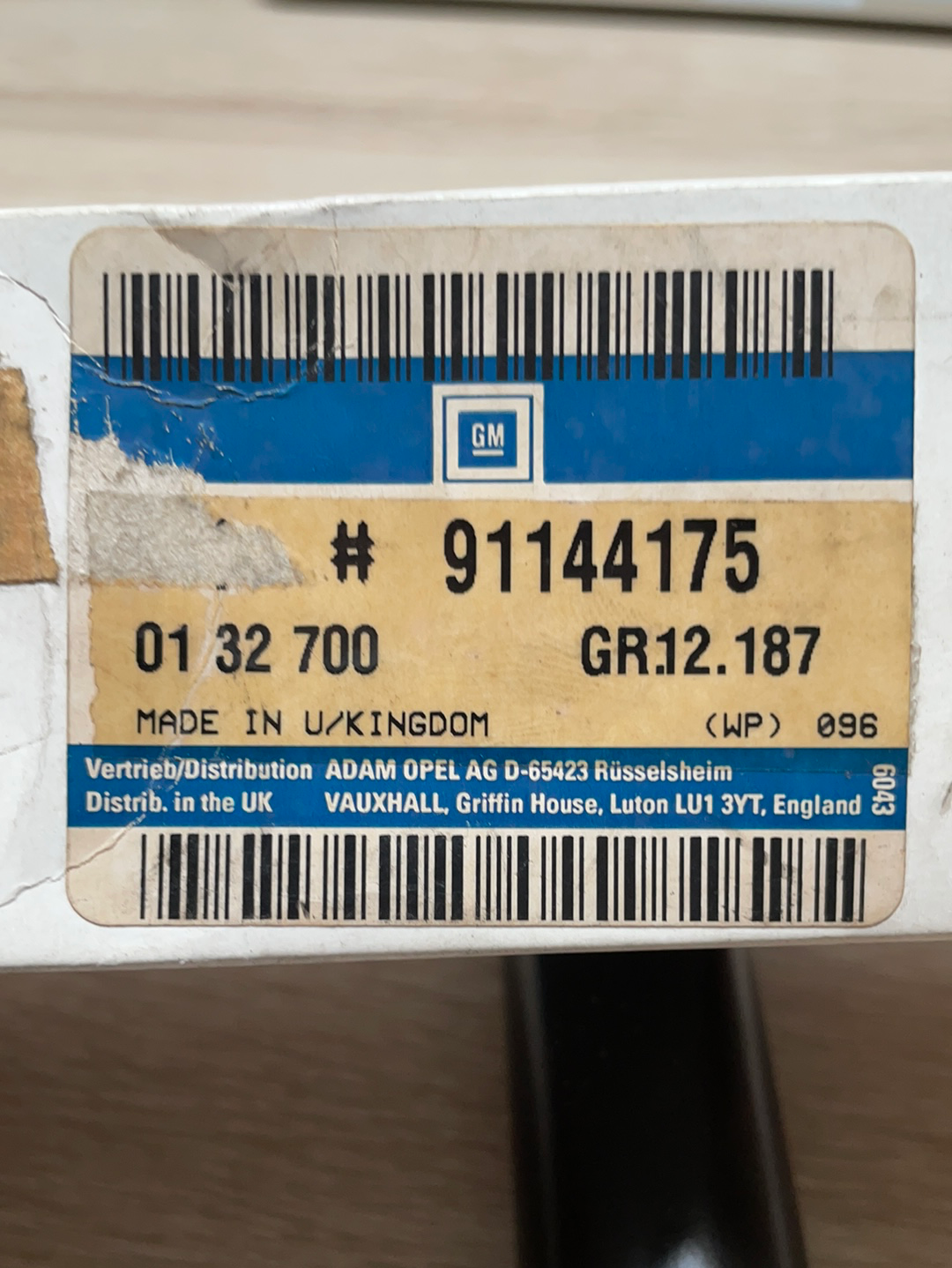 Original GM Opel Frontera A Gasdruckfeder Heckklappe Neu