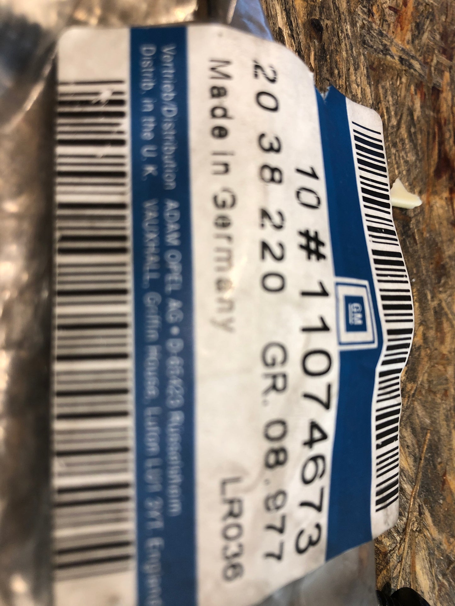 Original Opel Corsa C Linsenblechschraube Neu