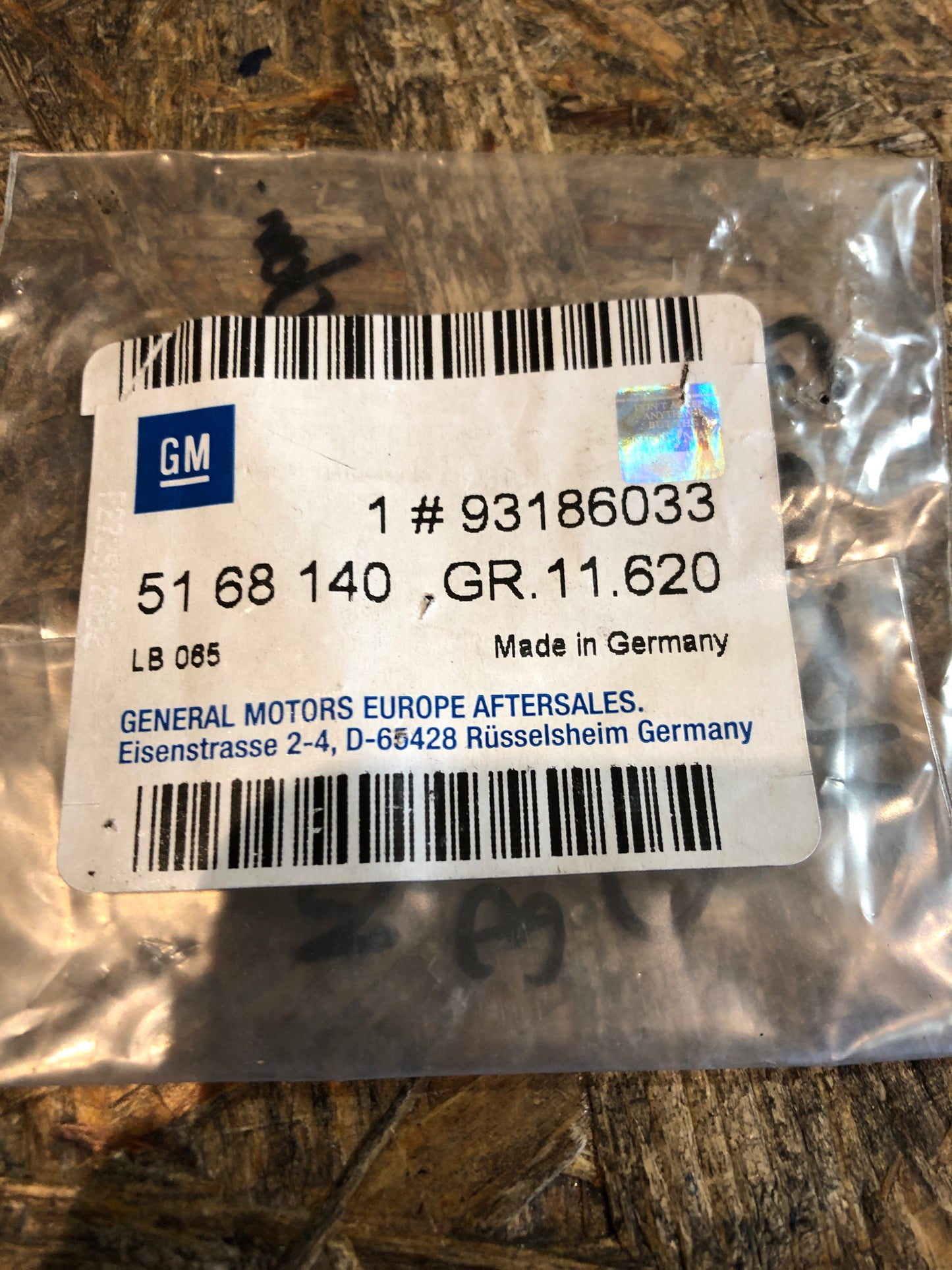 Original GM Opel Meriva A Clip Befestigung Kabel an Rückenlehne Neu