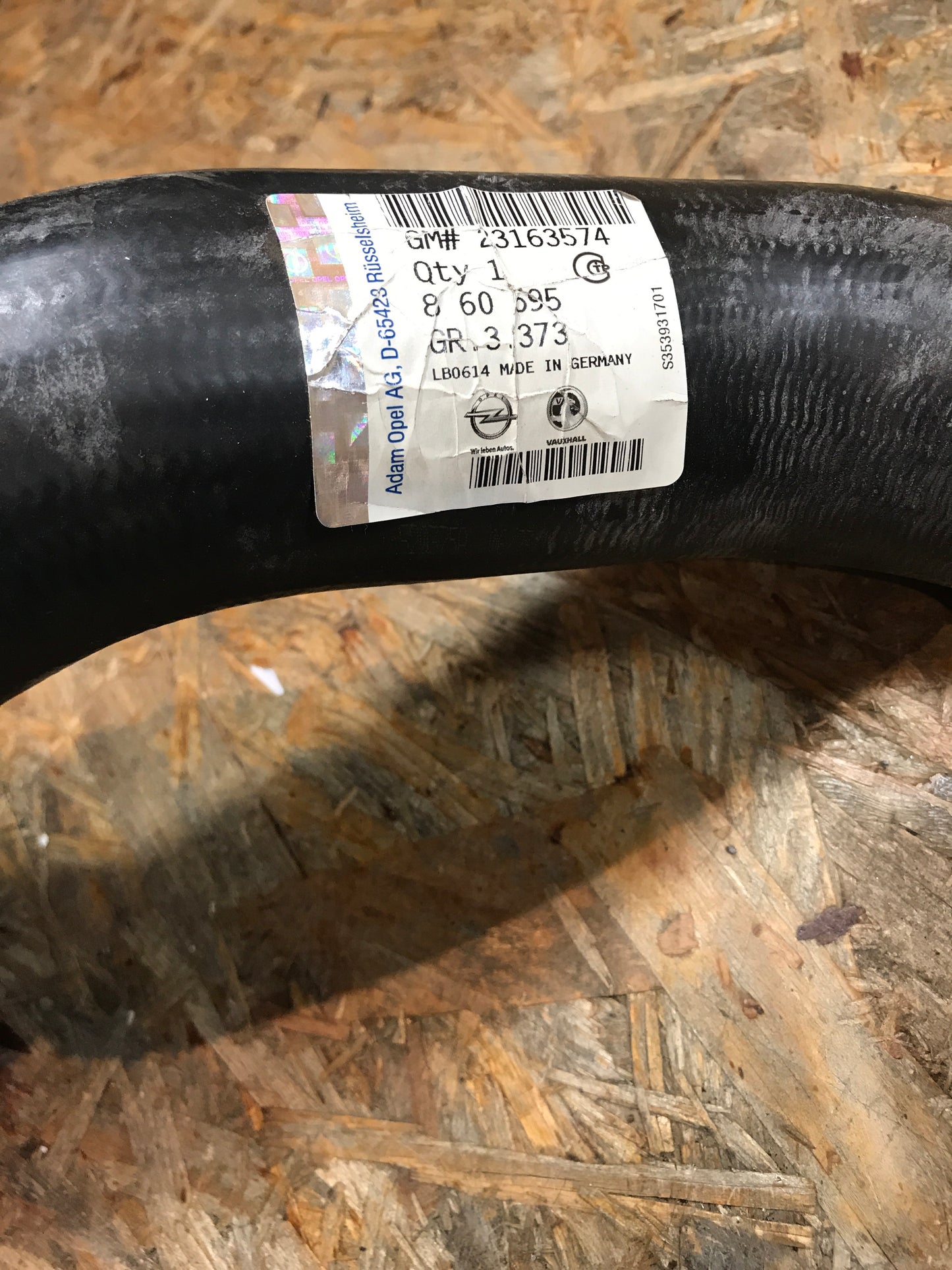 Original Opel Insignia Cascada 2.0CDTI Ladeluftschlauch NEU