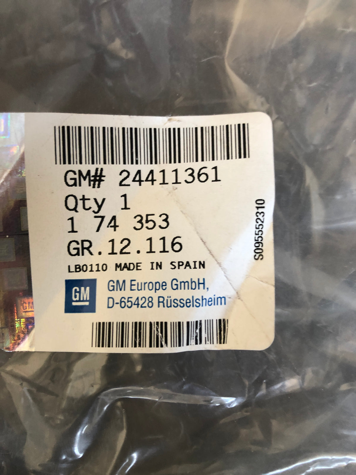 Original GM Opel Vectra B Blende Kofferraumdeckel Neu