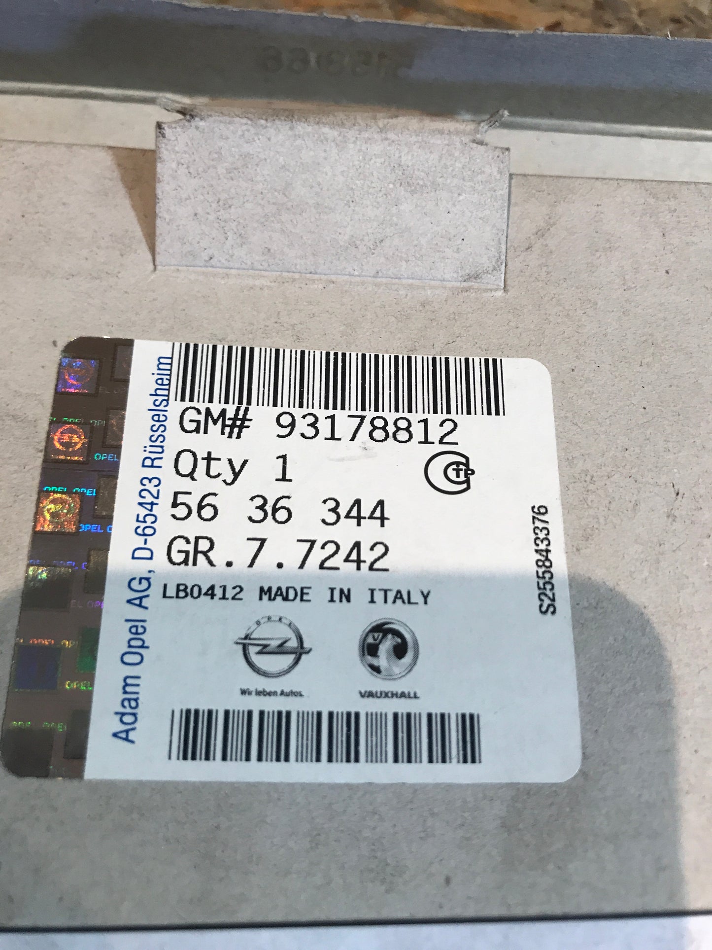 Original Astra J 2,0 CDTI Zahriehmen NEU