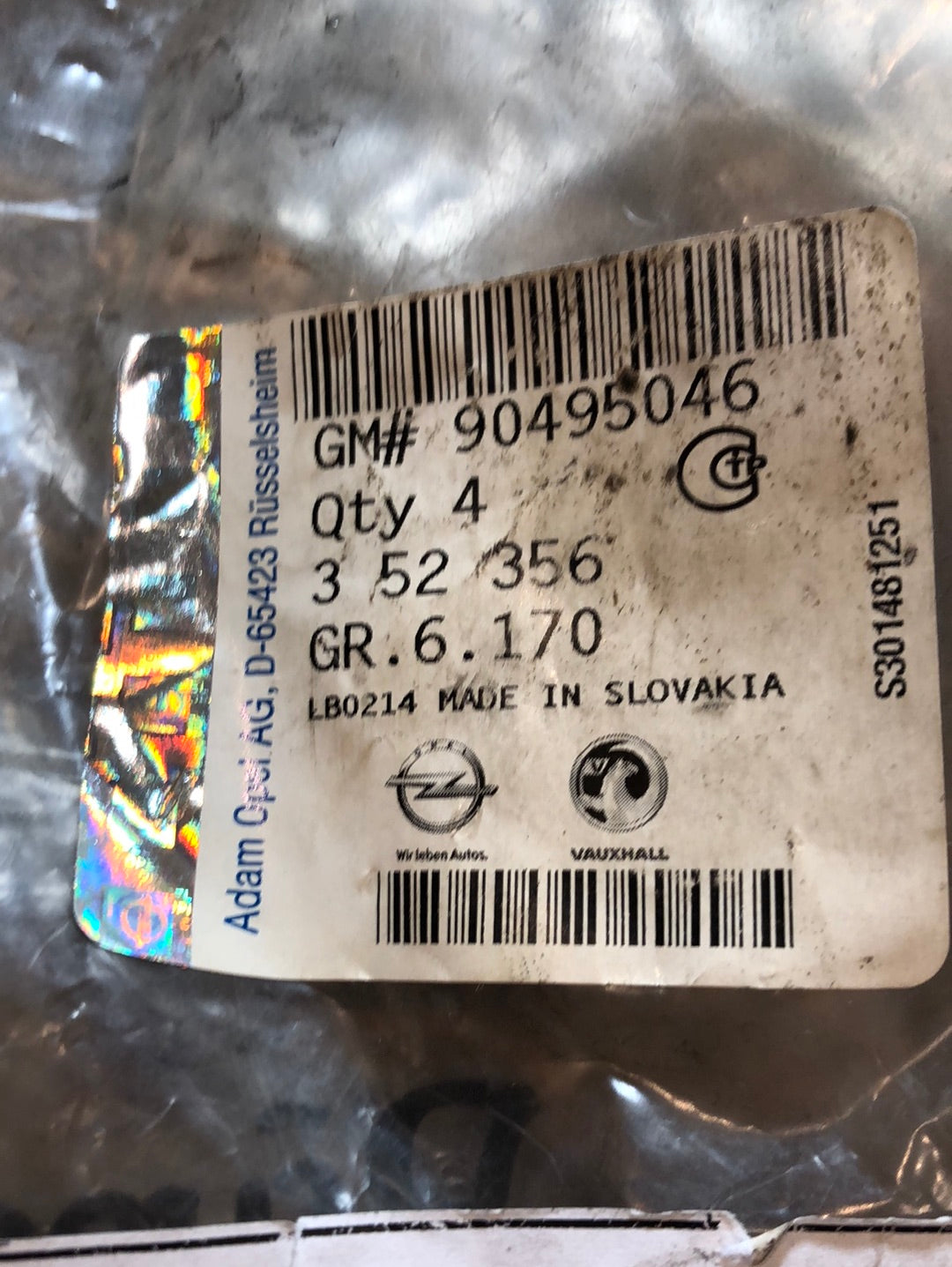 Original GM Opel Calibra Dämpfungsbuchse vorne Neu