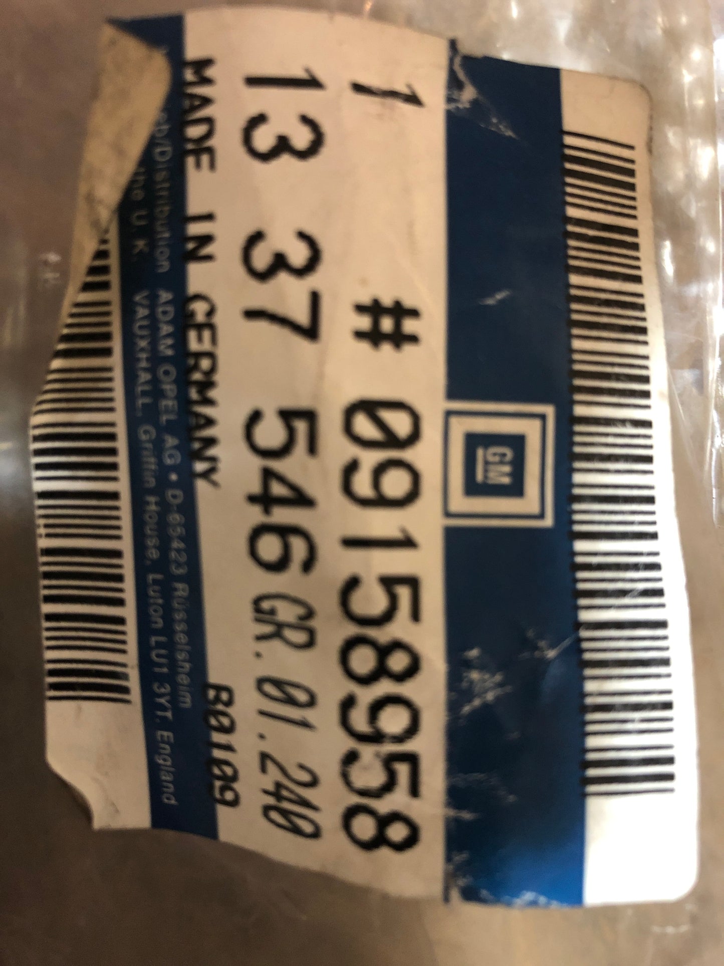 Original GM Opel Vectra B Schlauch Neu